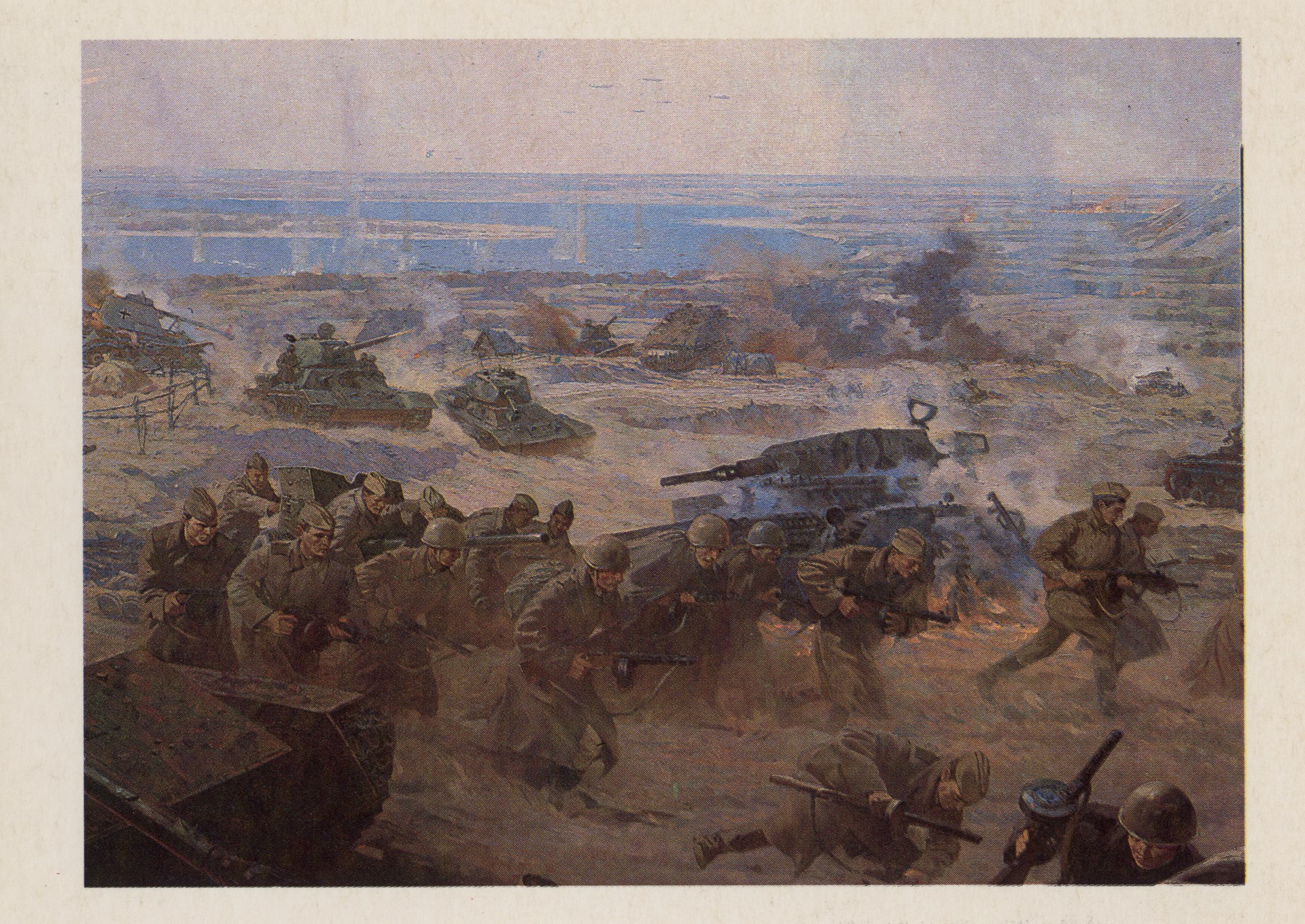 14. Диорама. Бива за Киев. Лютежский плацдарм. 1943 год