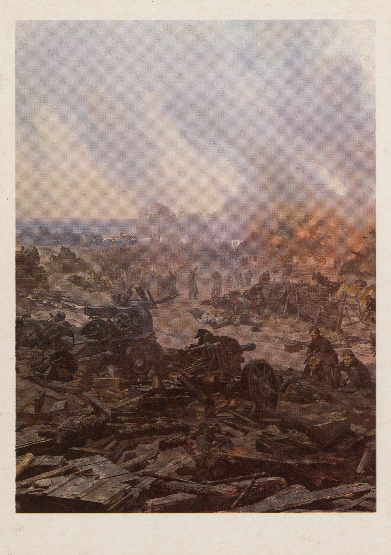 3. Диорама. Бива за Киев. Лютежский плацдарм. 1943 год