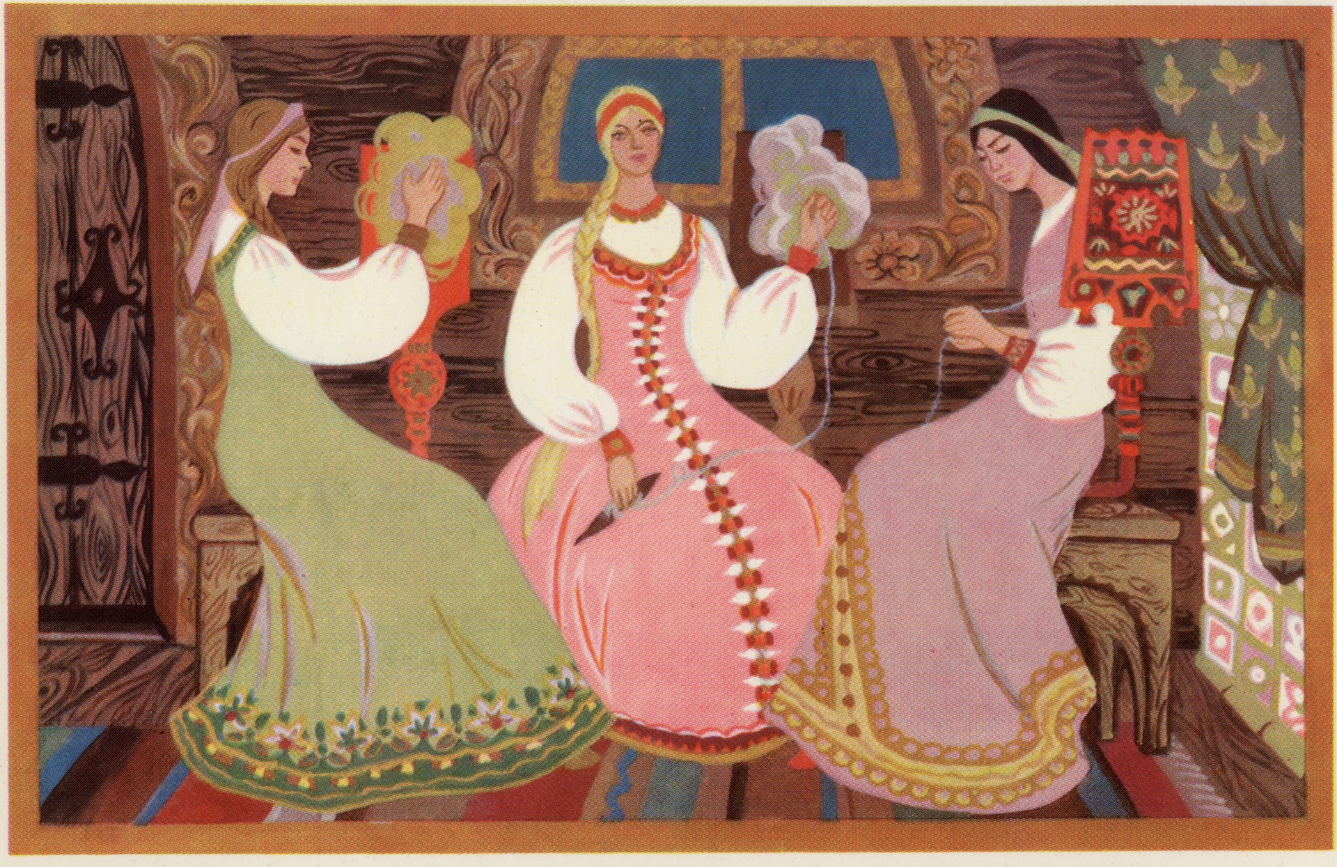 Три девицы под окном