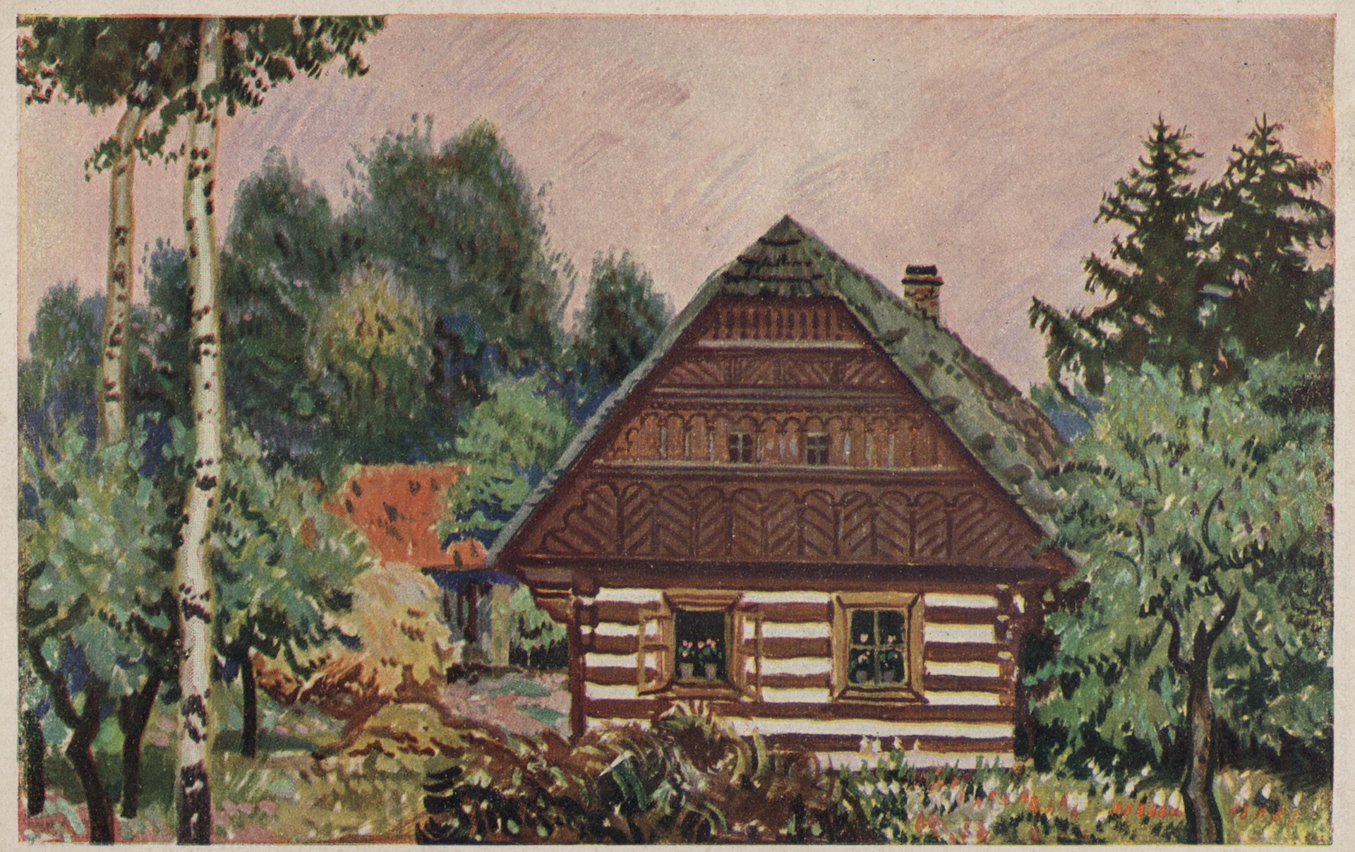 Домик летом