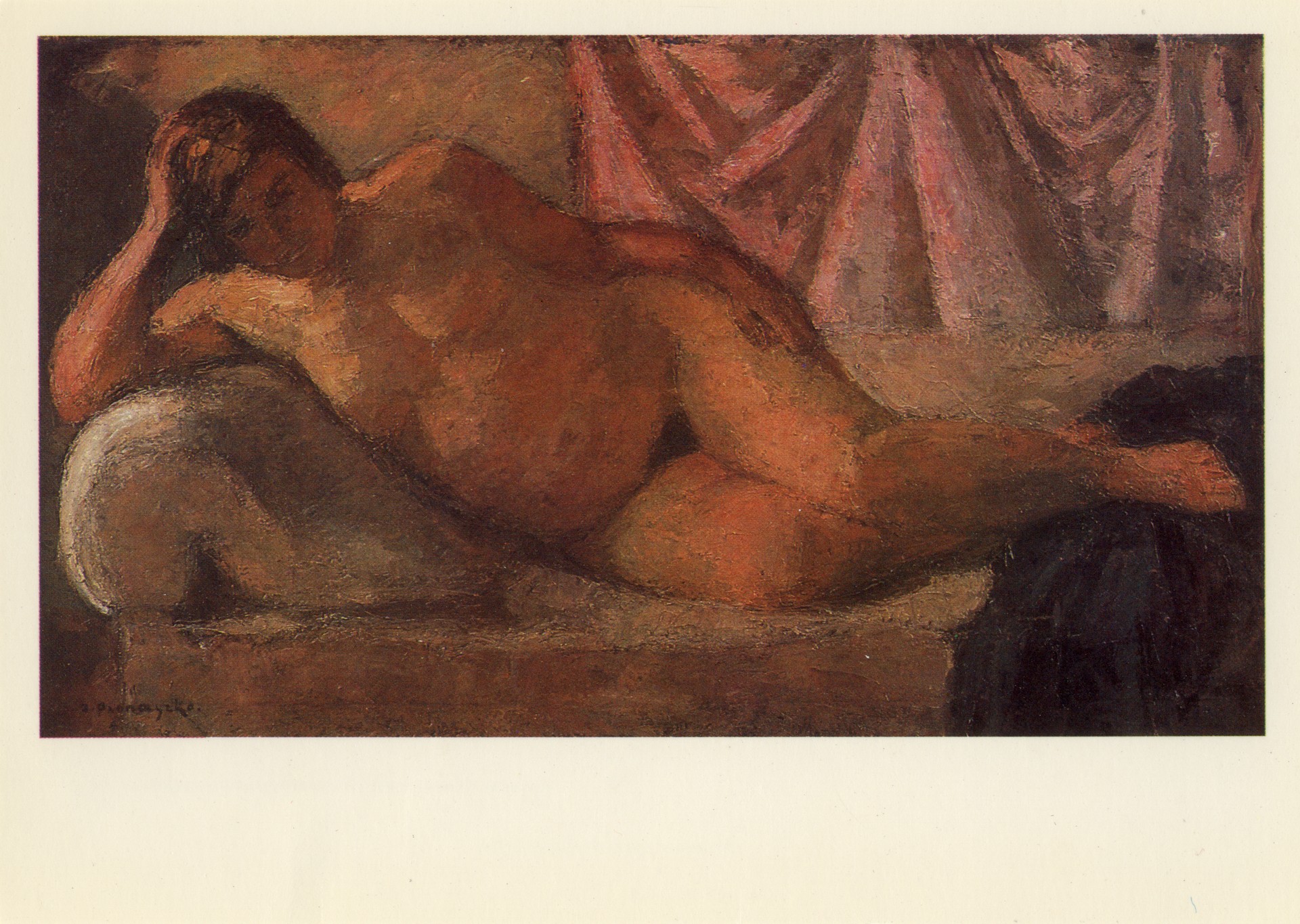 Лежащая обнажённая