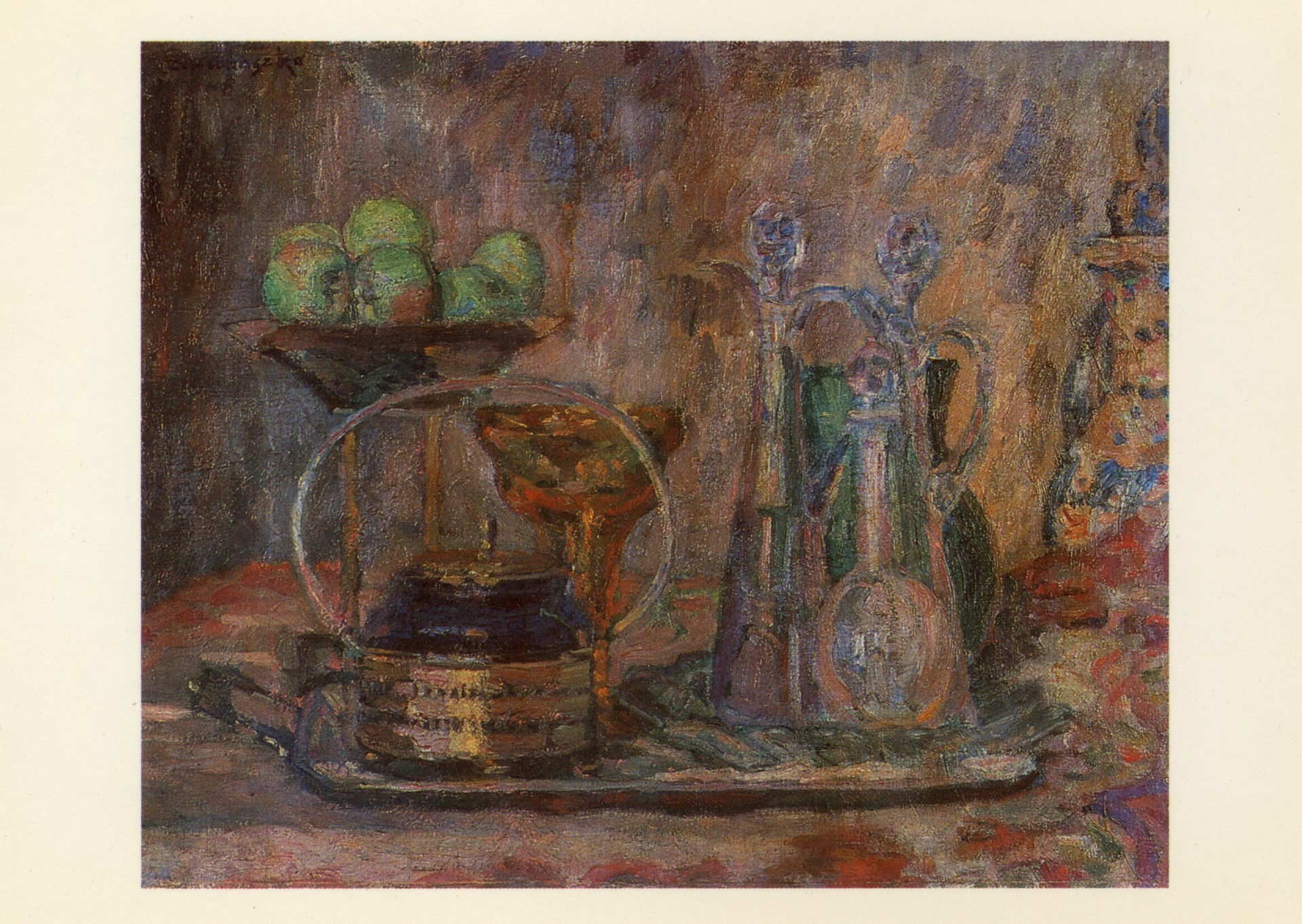 Натюрморт с яблоками