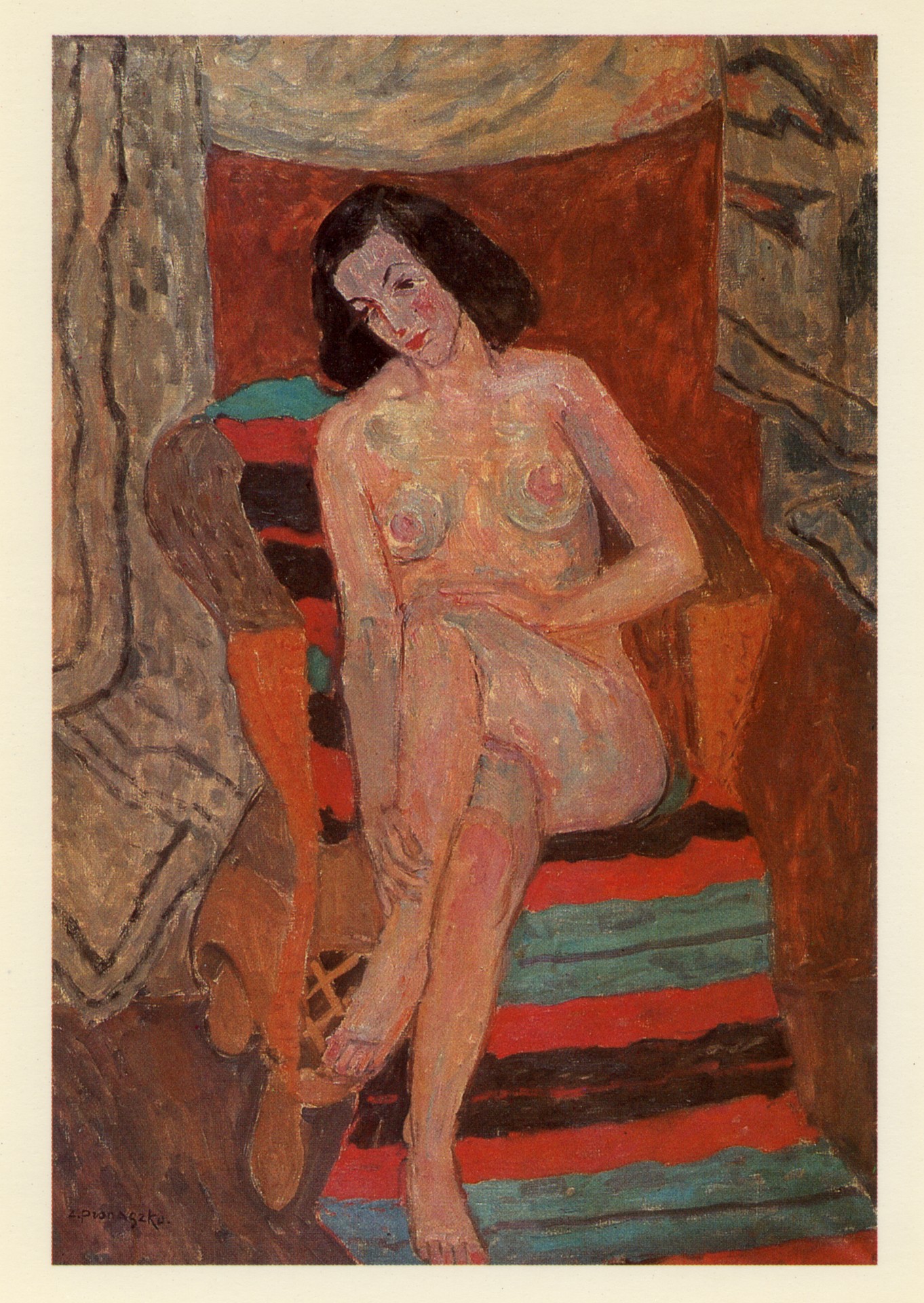 Обнажённая натурщица