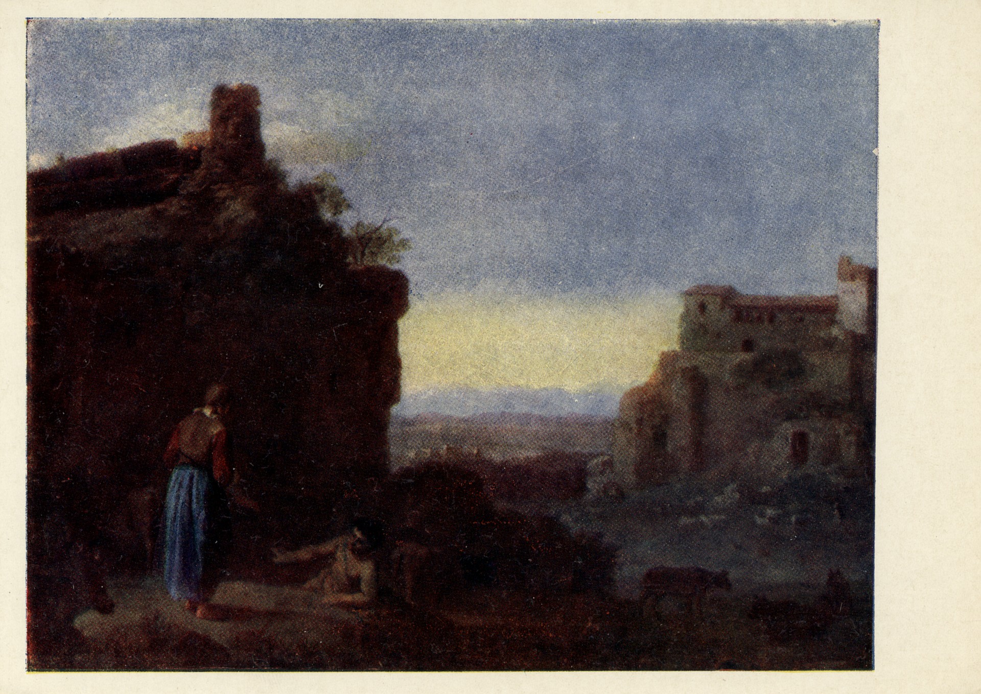 Сцена под руинами