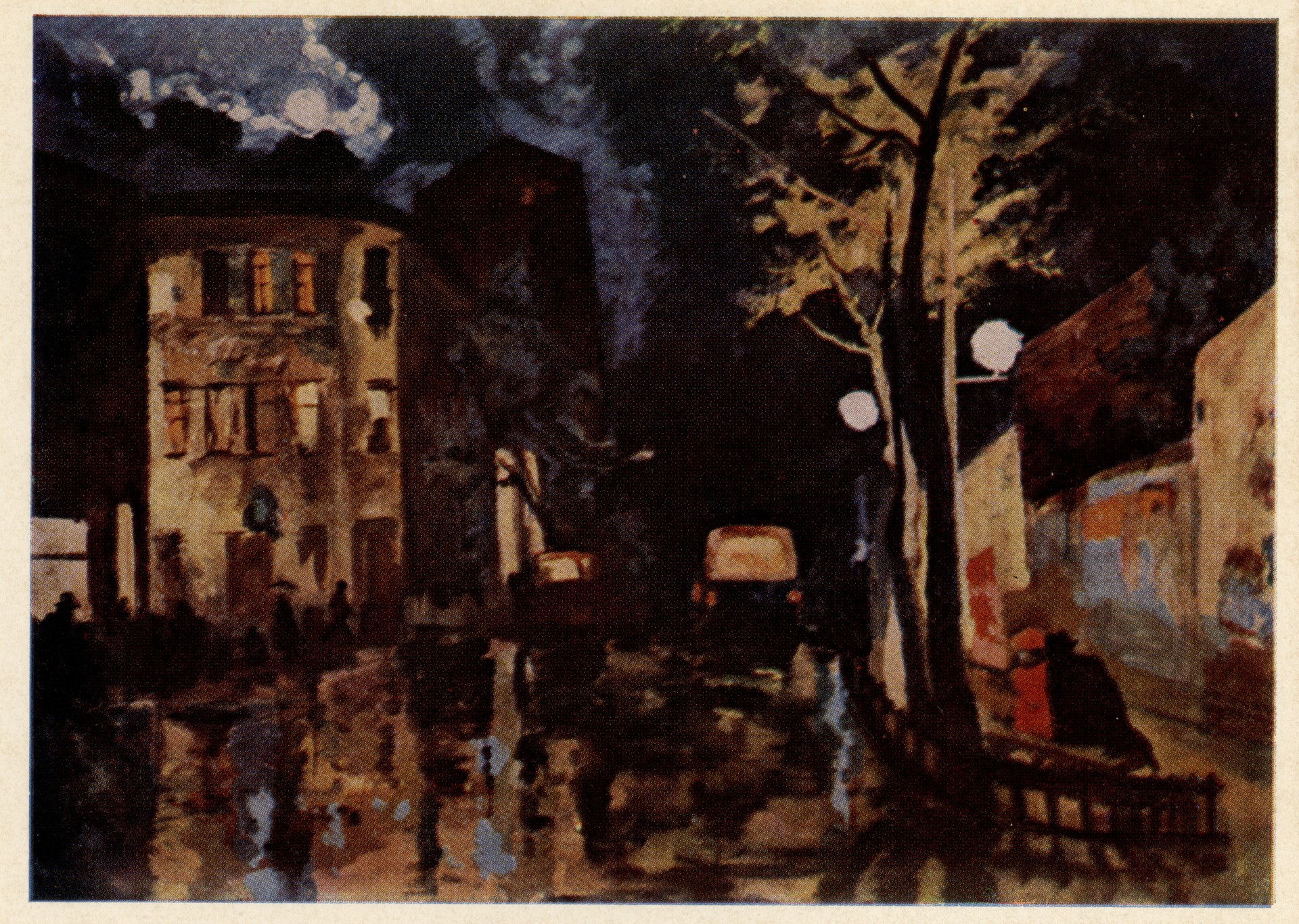 Ночь. Улица Льва Толстого