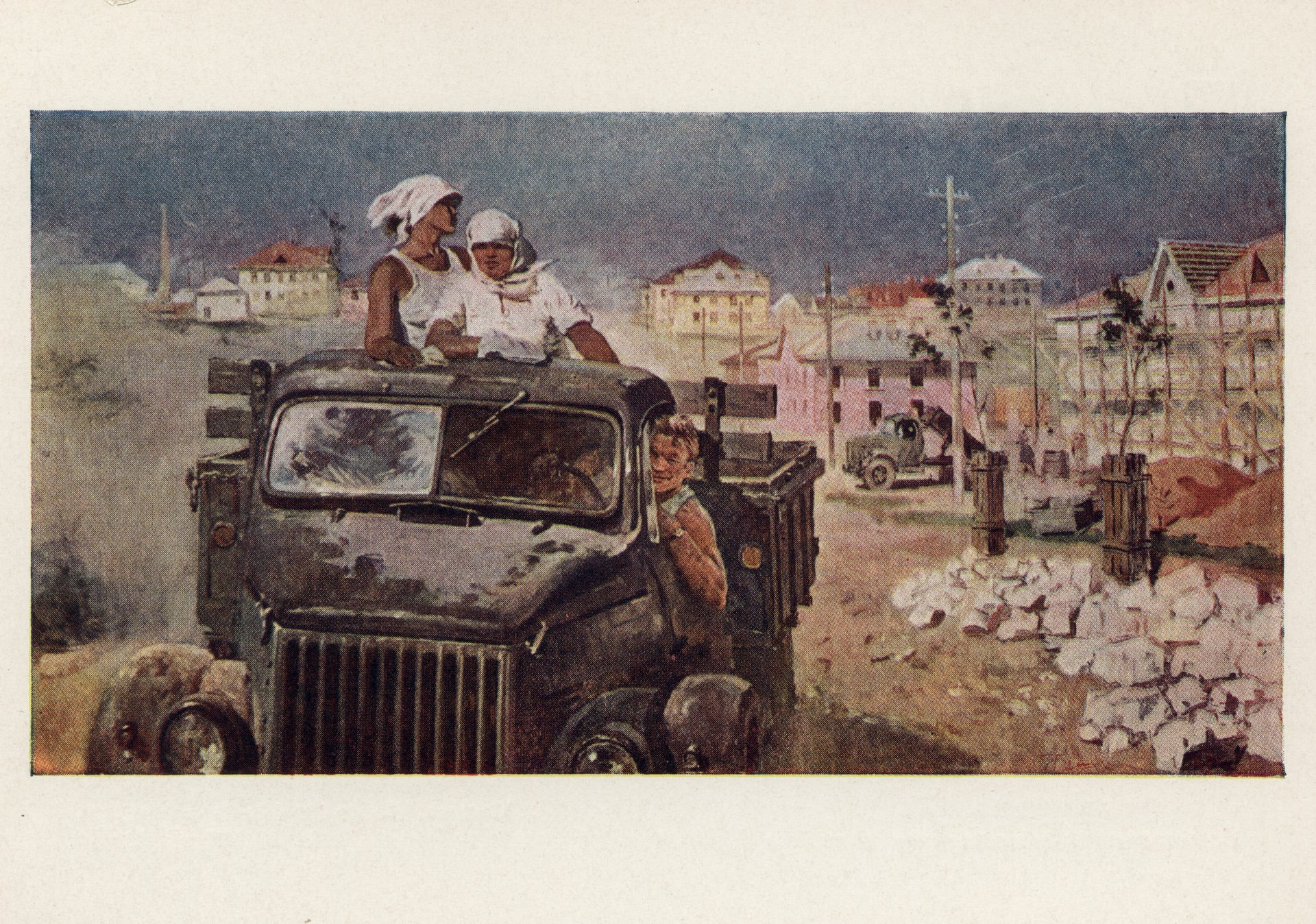 В районе новостроек