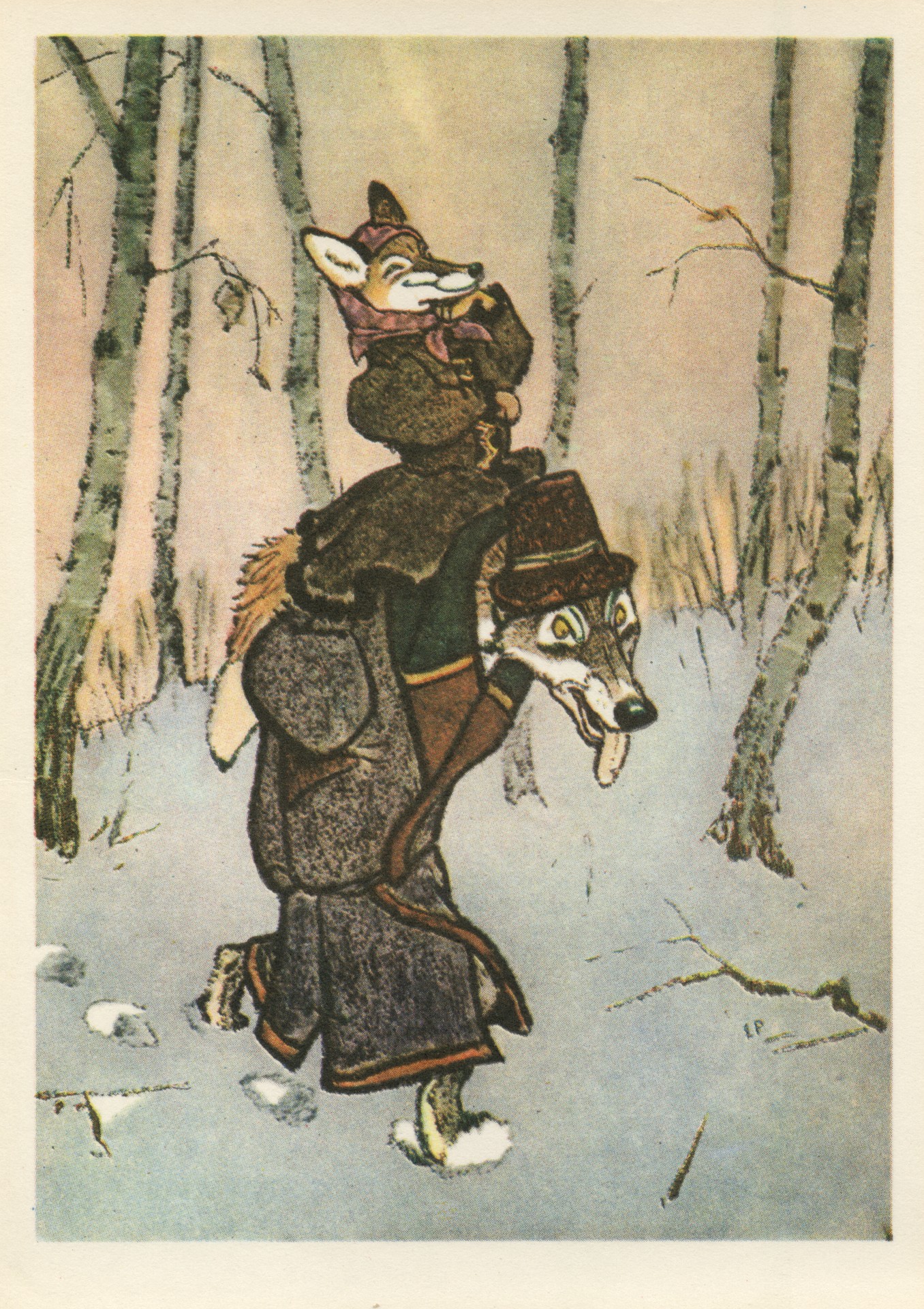 Лисичка-сестричка и серый волк. Битый небитого везёт