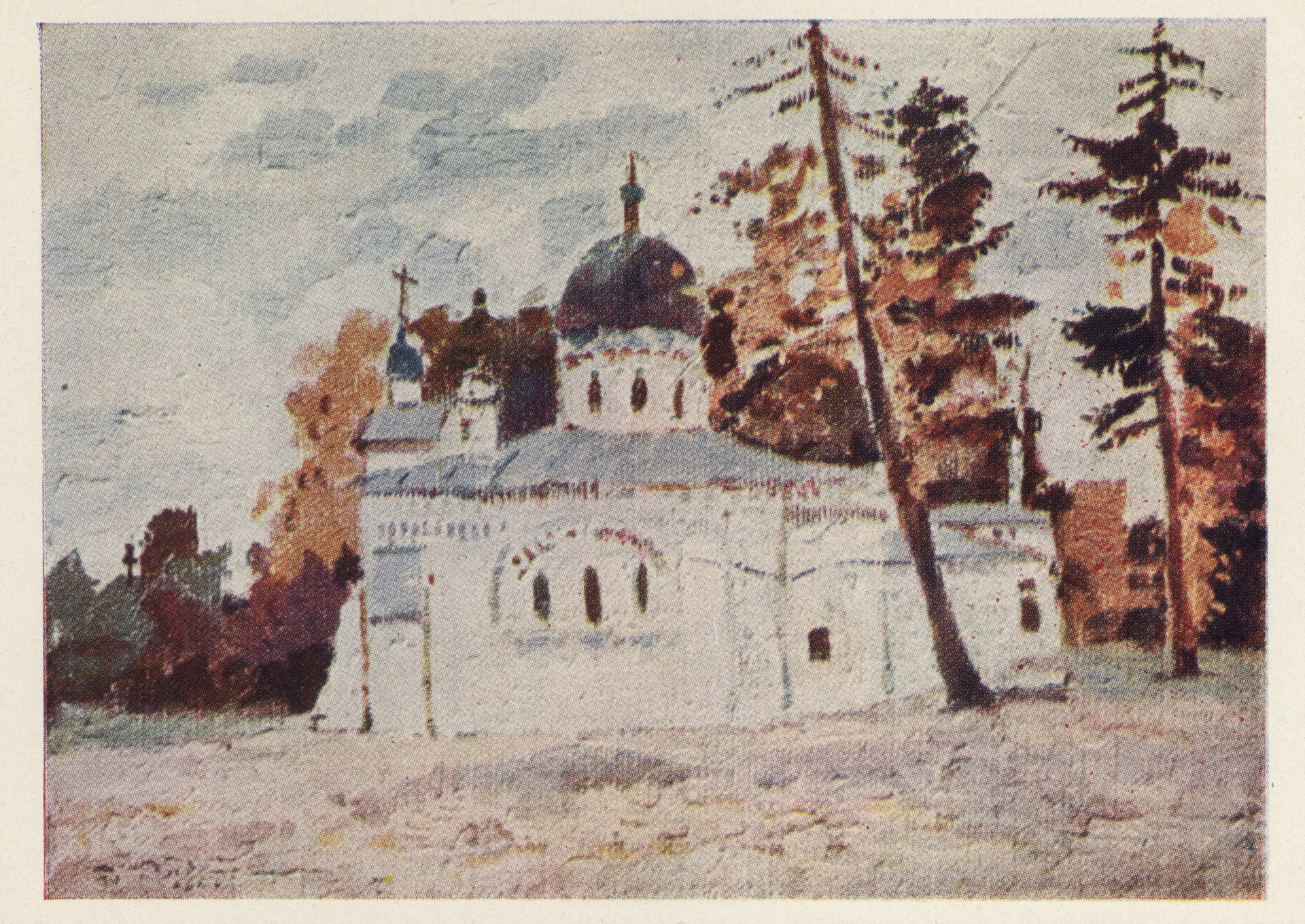 Абрамцево. Церковь, построенная по проекту В.М. Васнецова