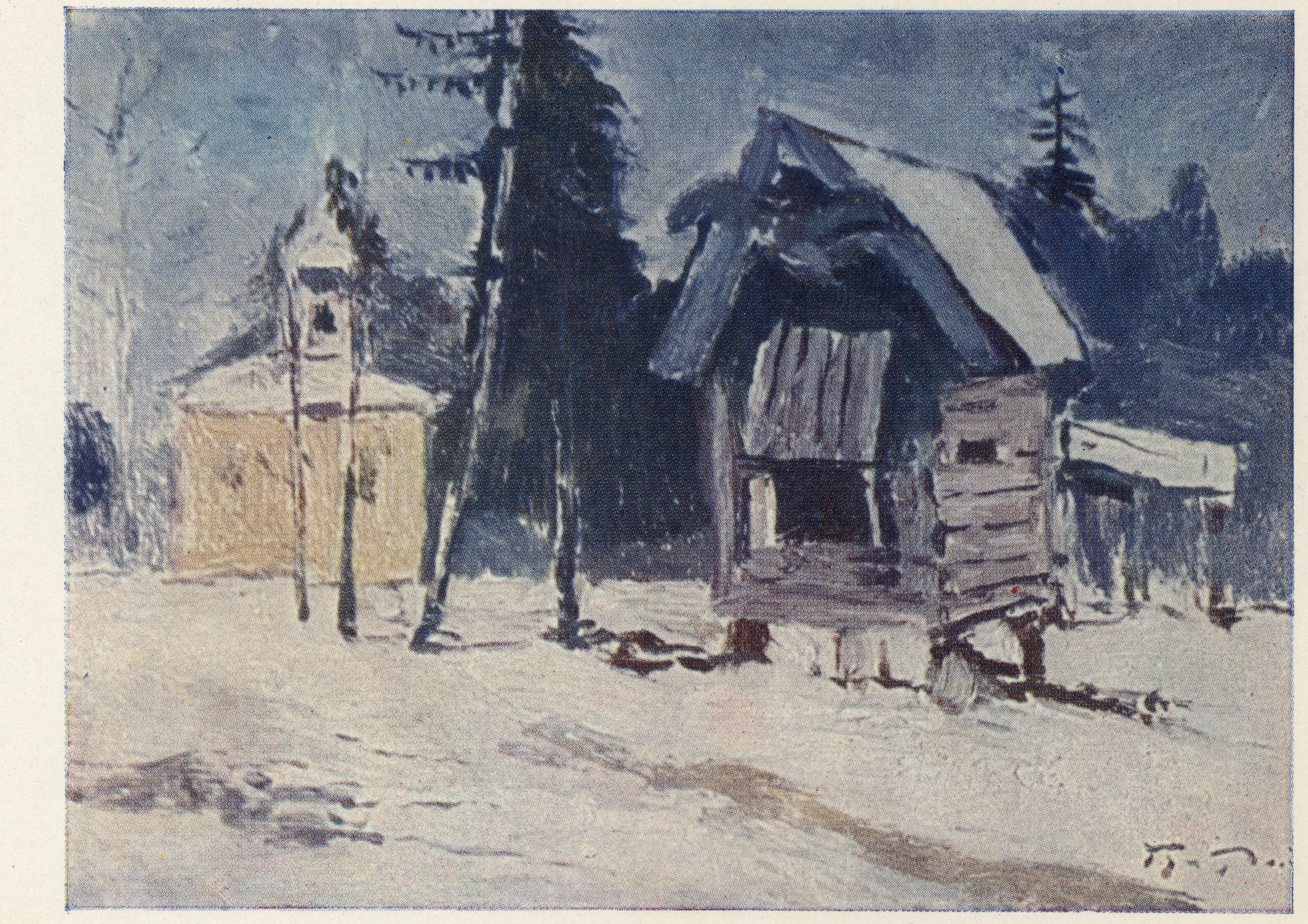 Избушка на курьих ножках в Абрамцеве