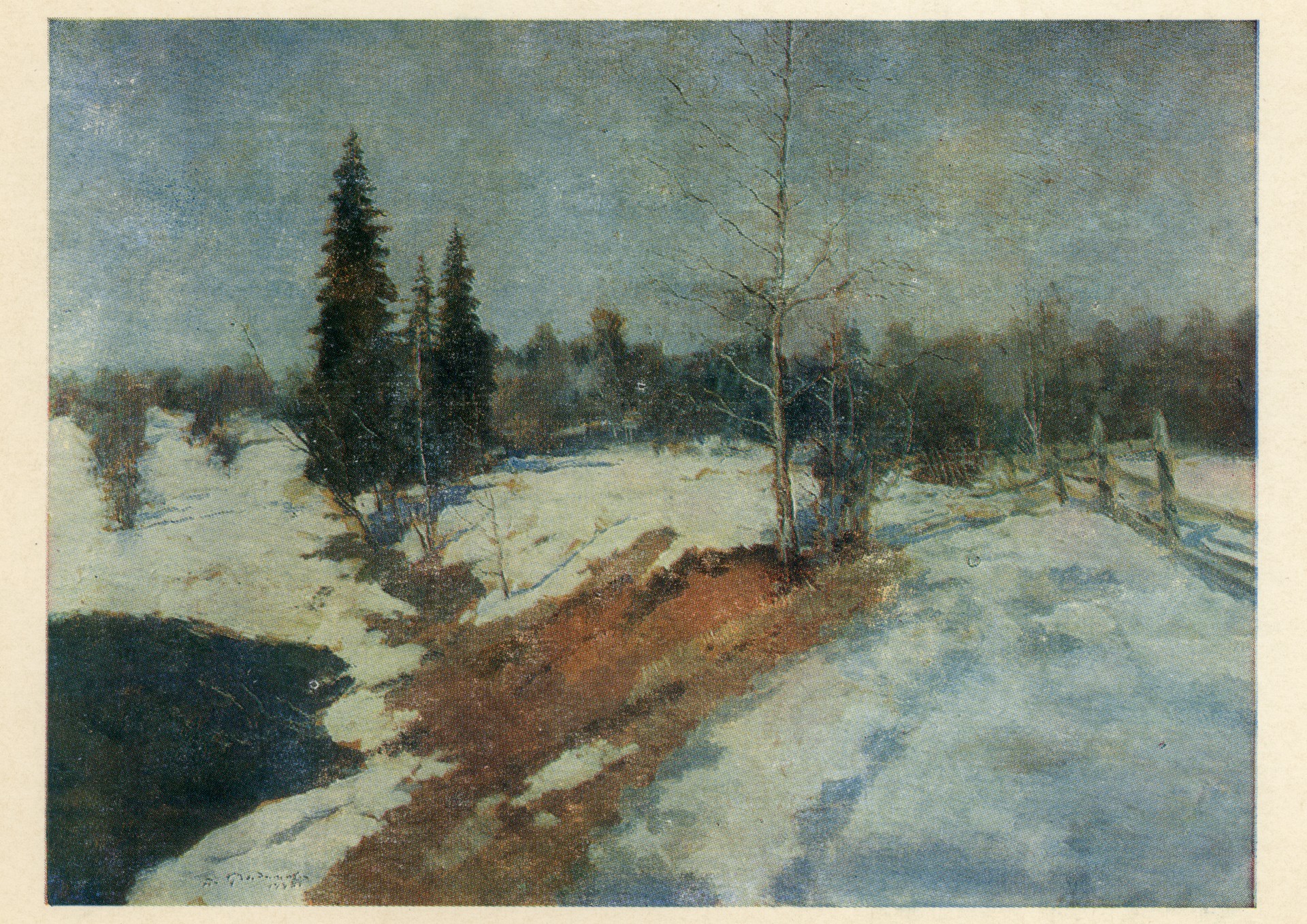 Весна в Абрамцеве