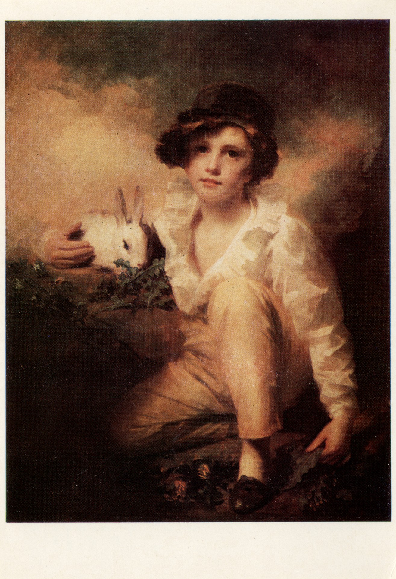 Мальчик с кроликом