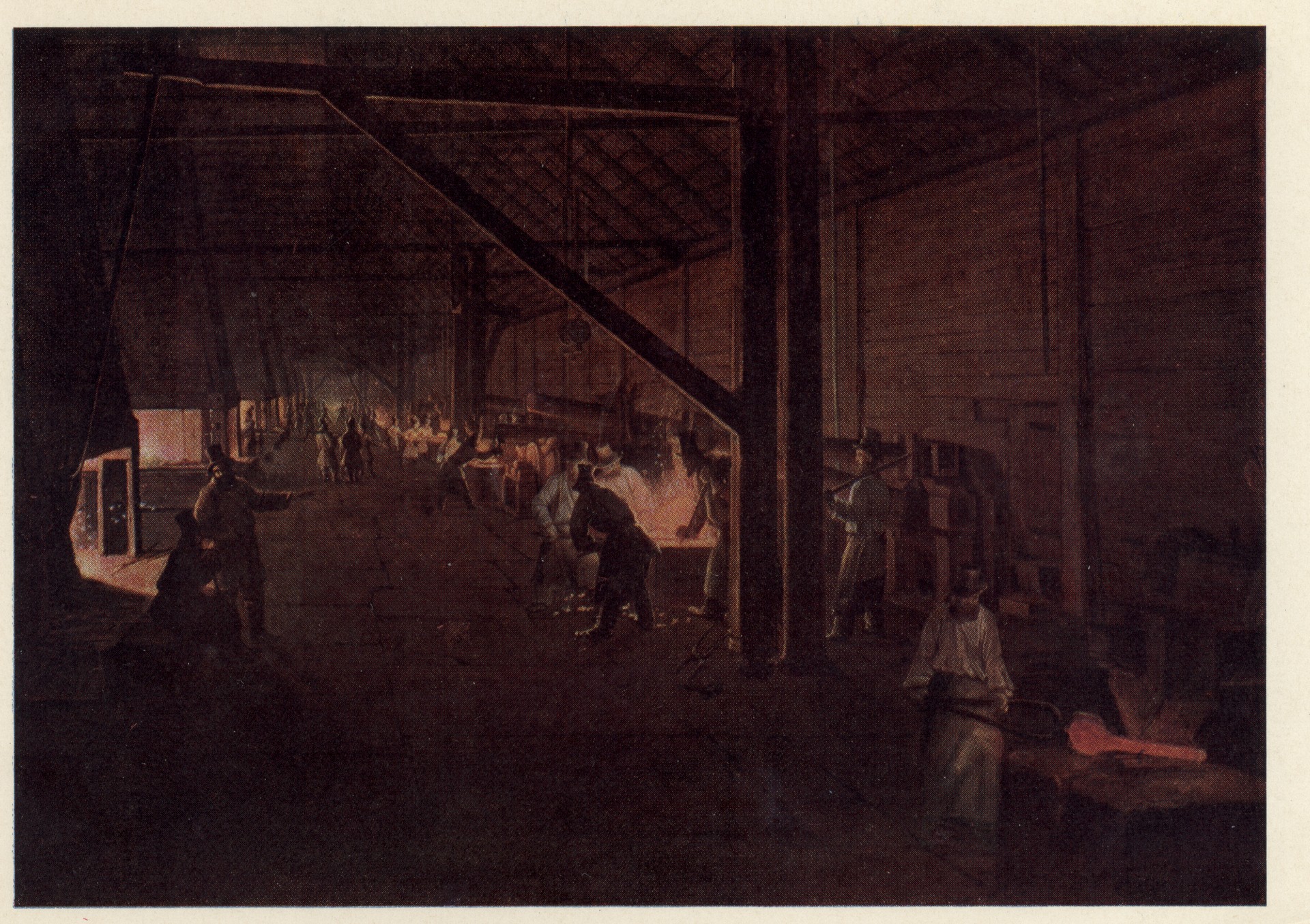 Кирпичный и листобойный цех Нижне-Тагильского завода