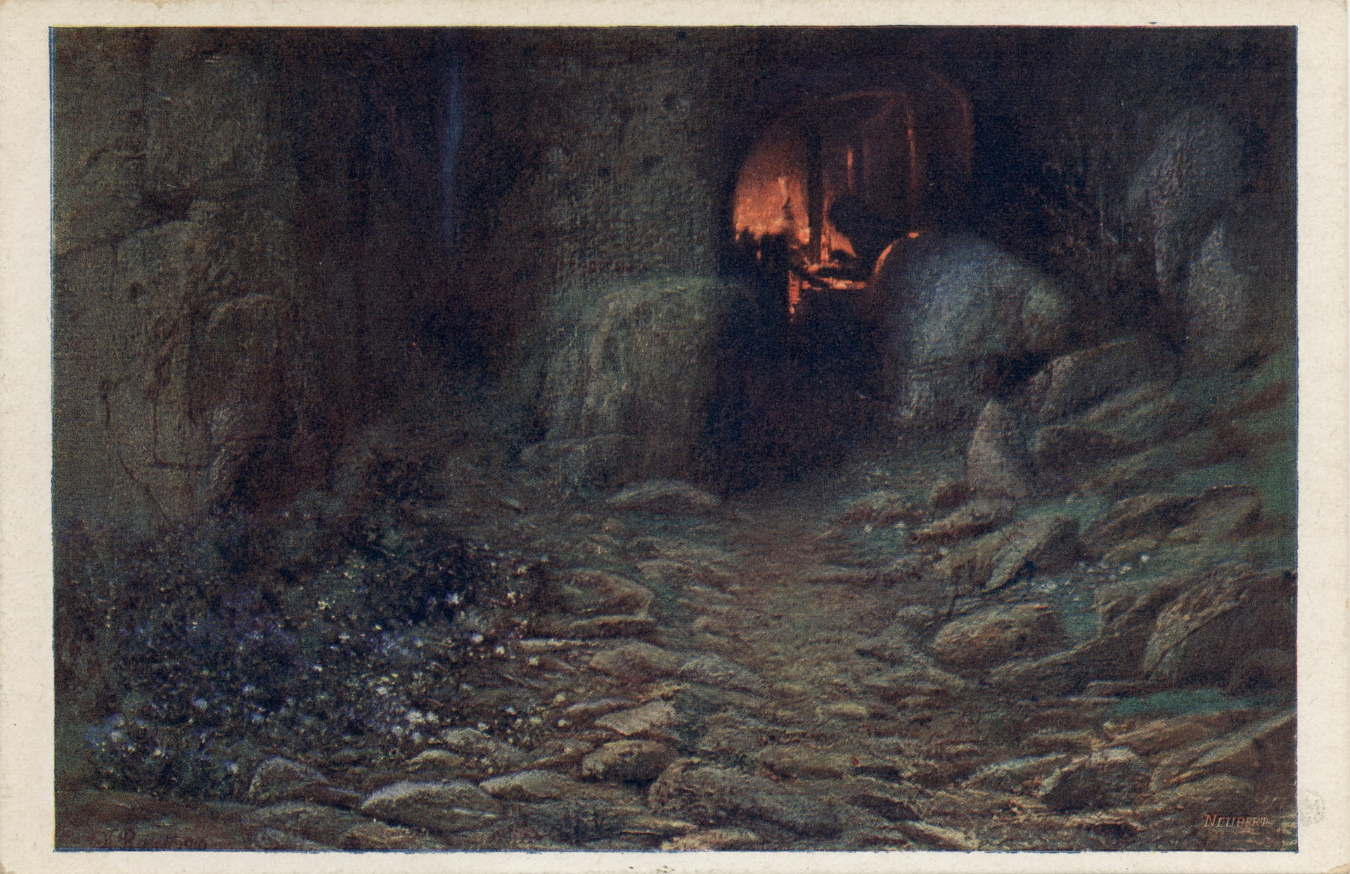 Грот и ручей