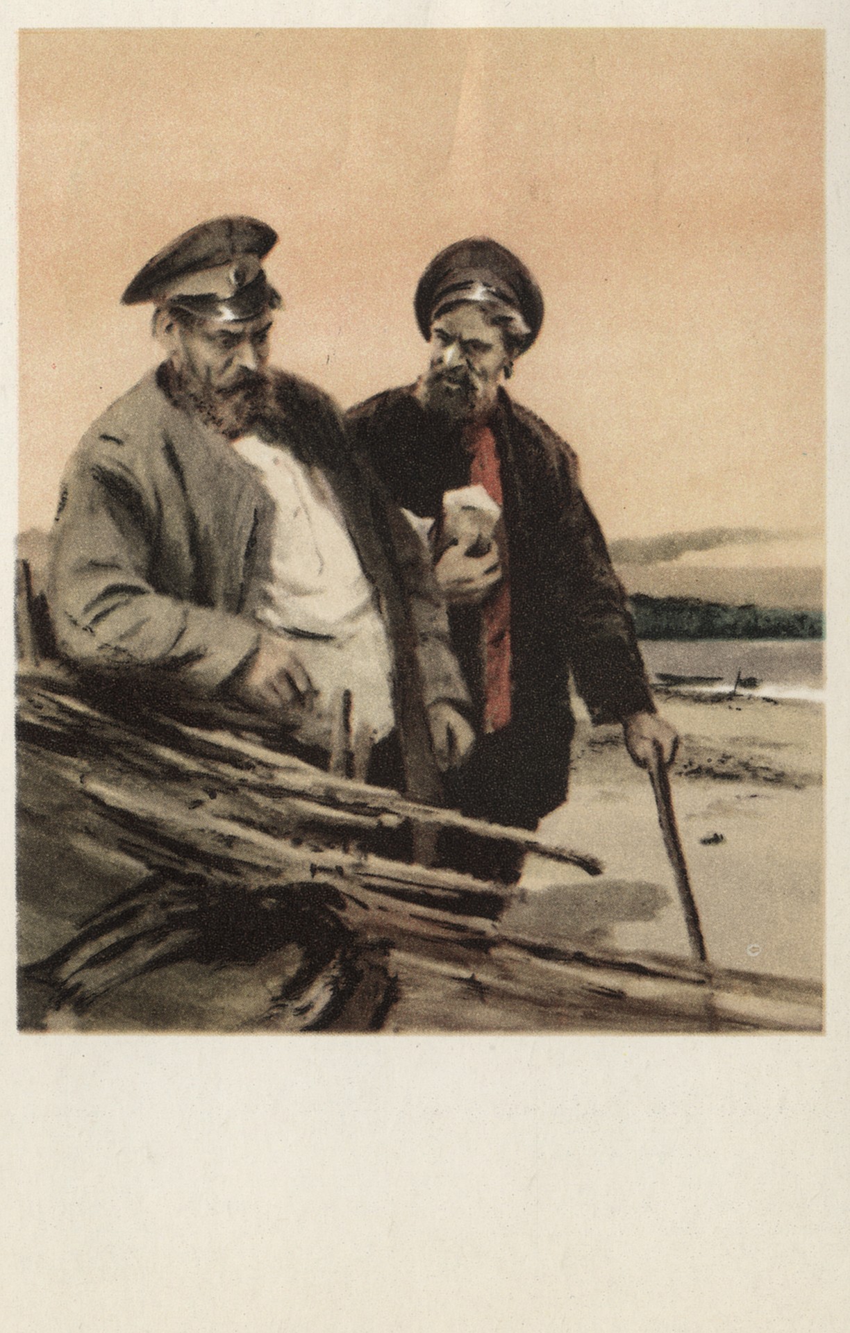 Старики Мелехов и Коршунов