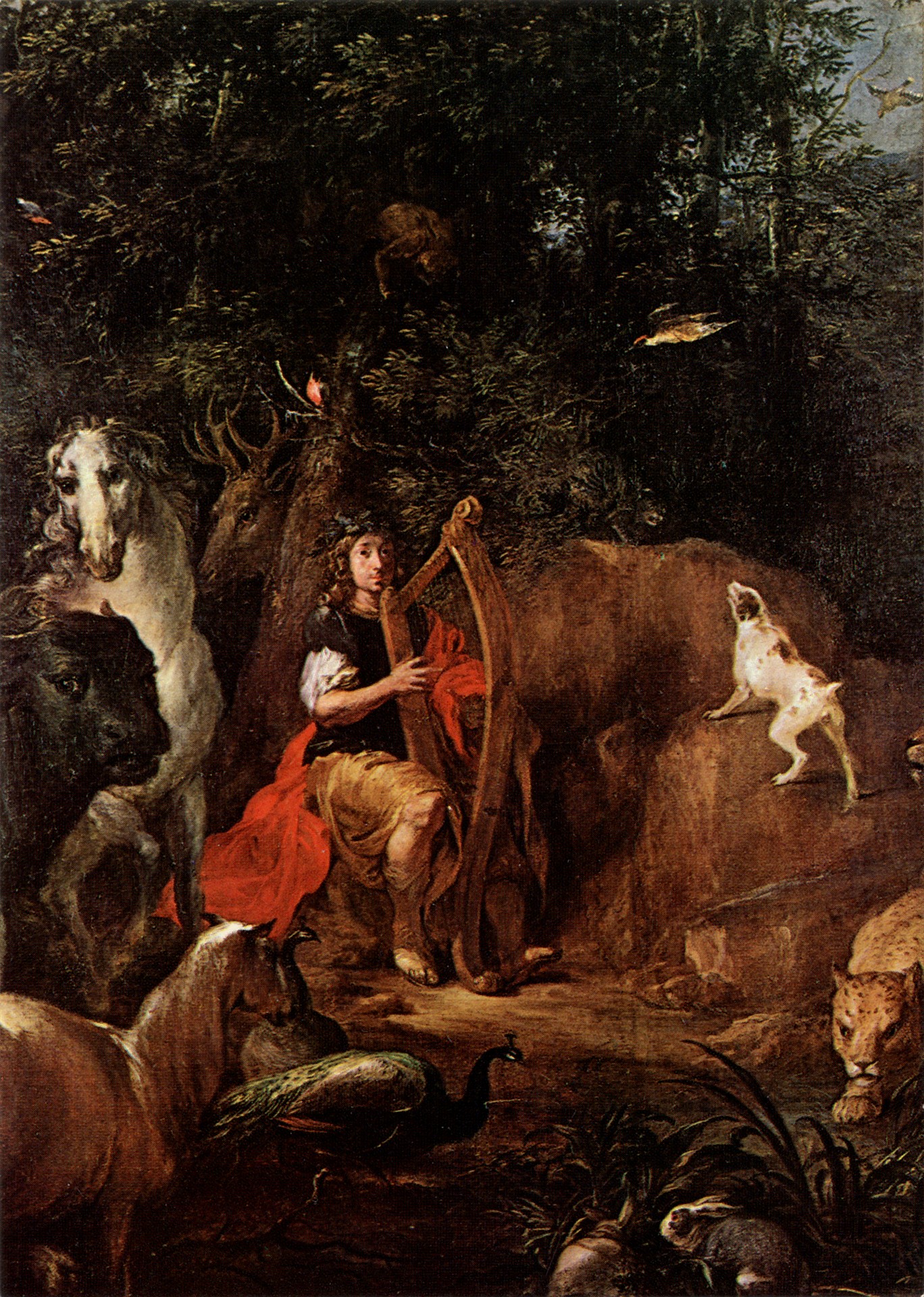 Орфей с животными (деталь)