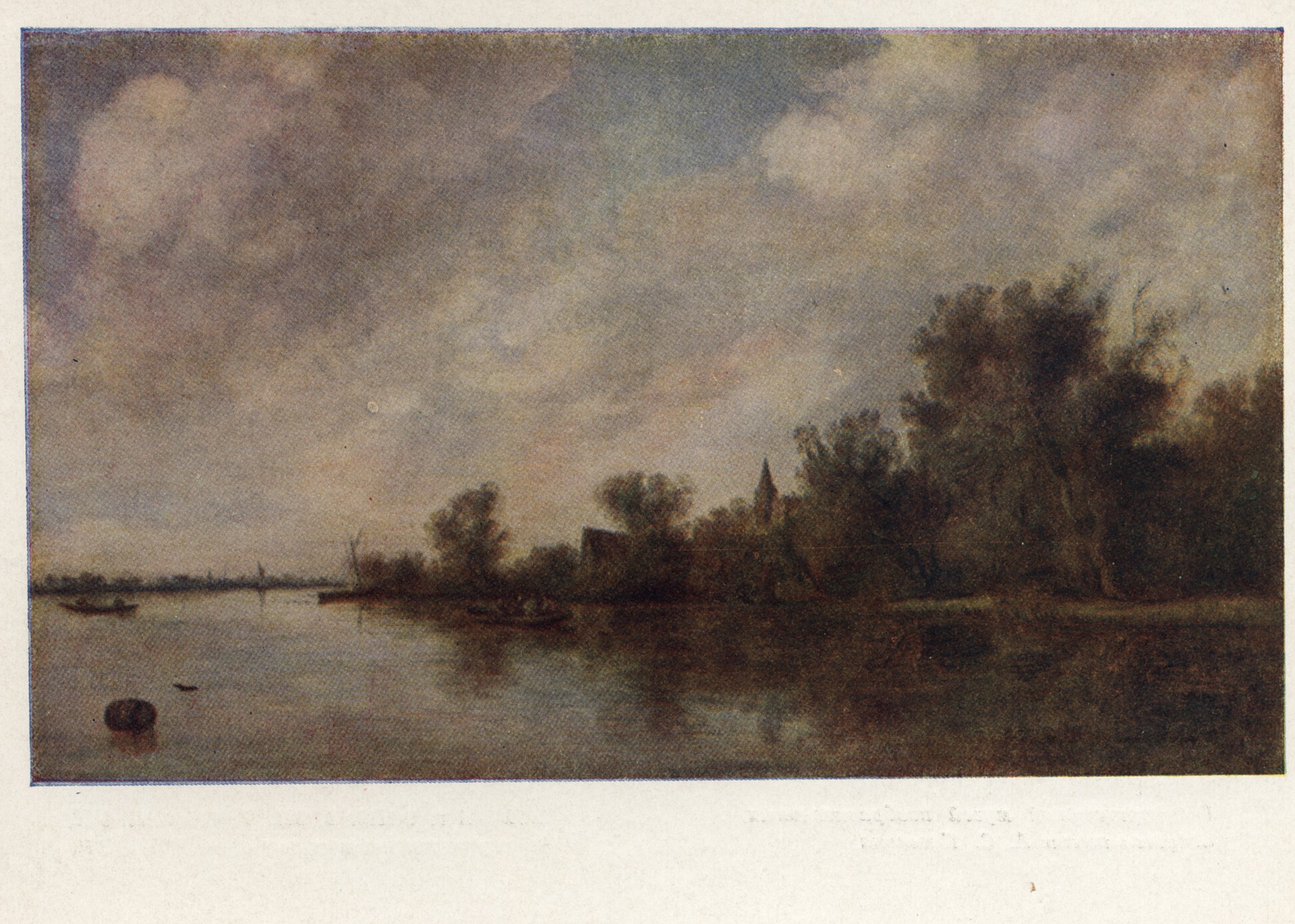 Речной пейзаж