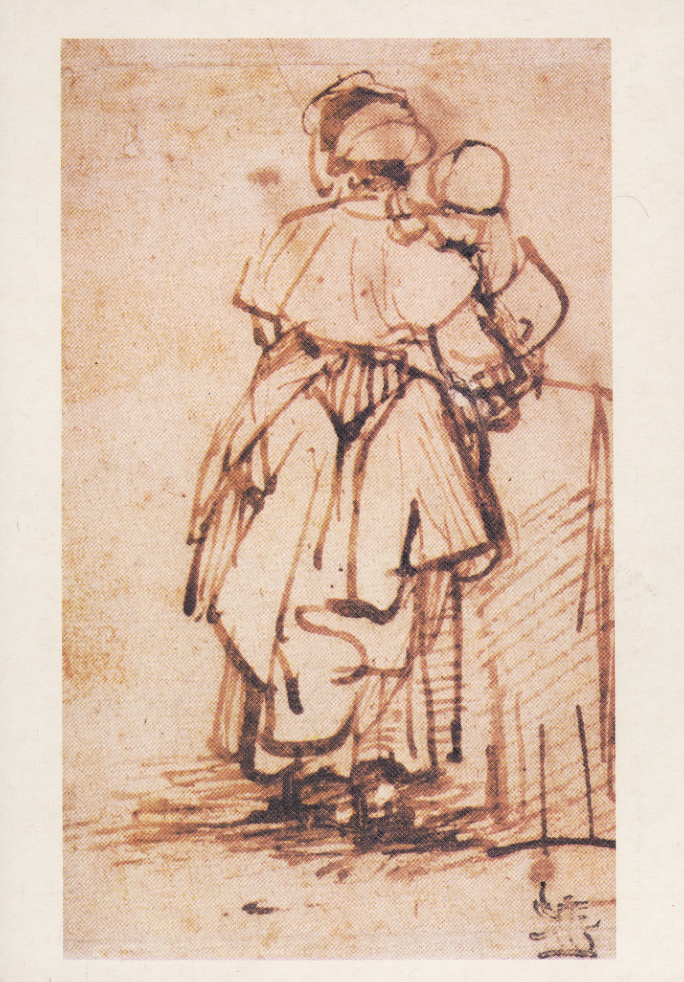 Молодая женщина с ребёнком