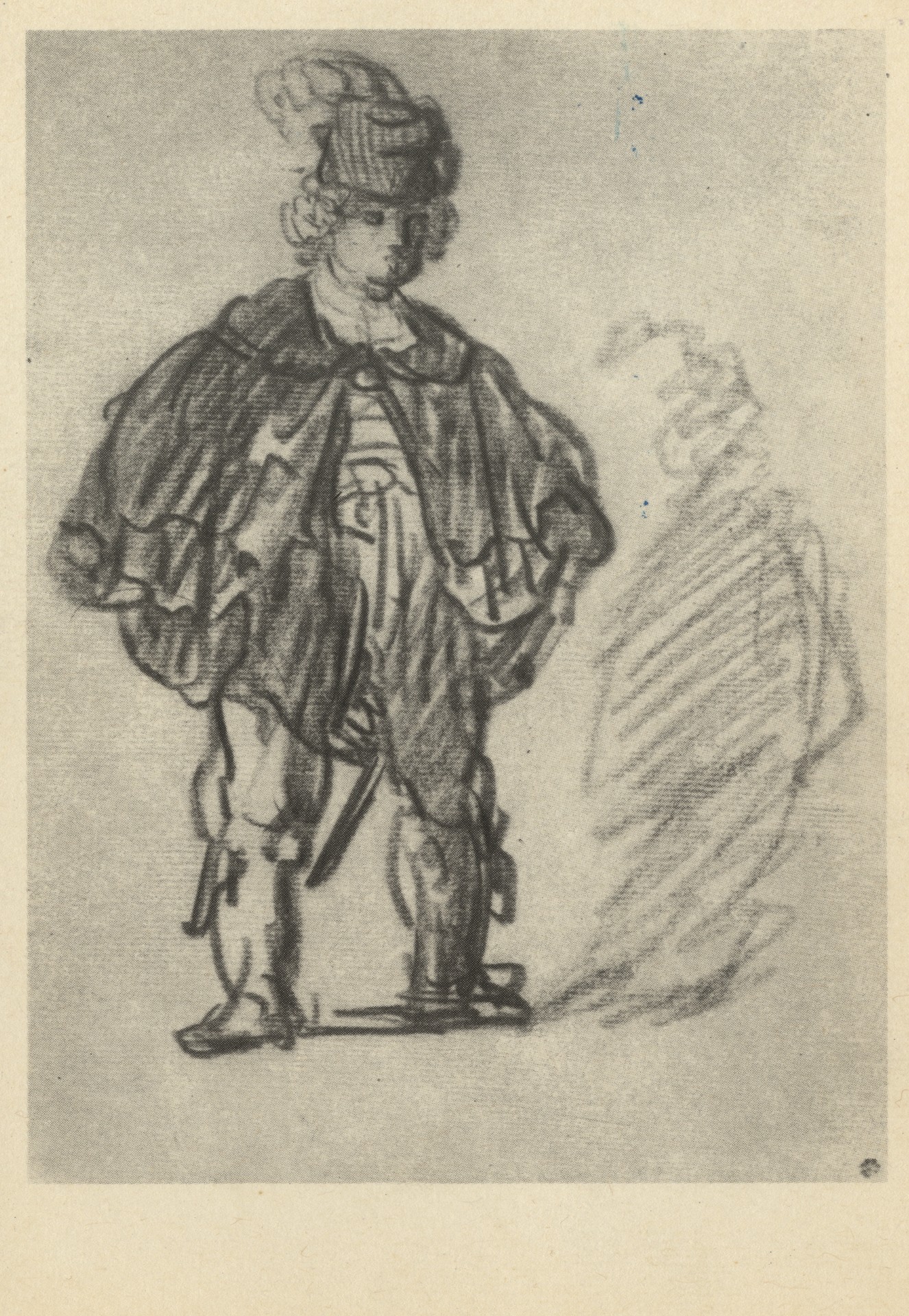 Молодой человек в плаще