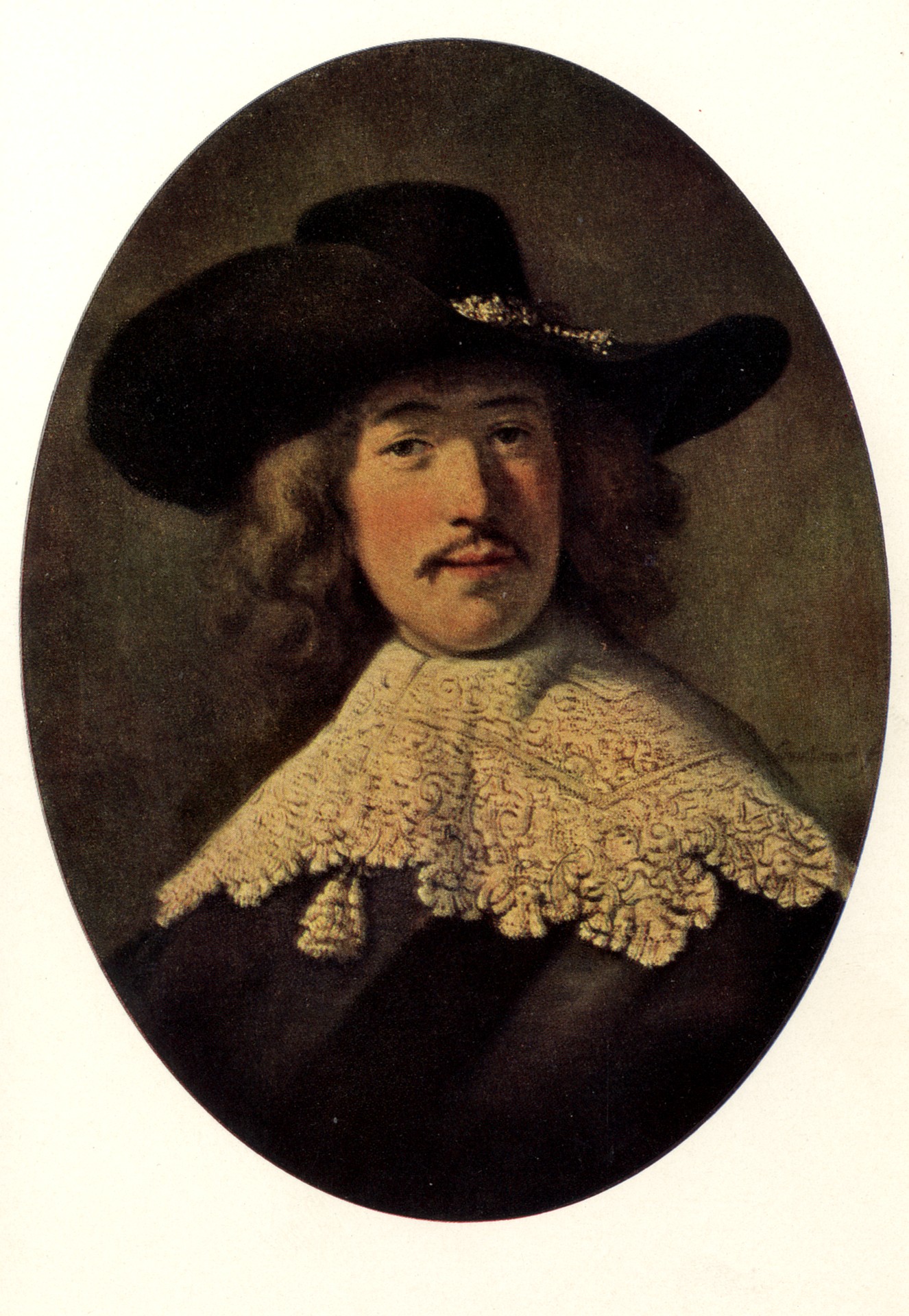 Портрет молодого человека с кружевным воротником