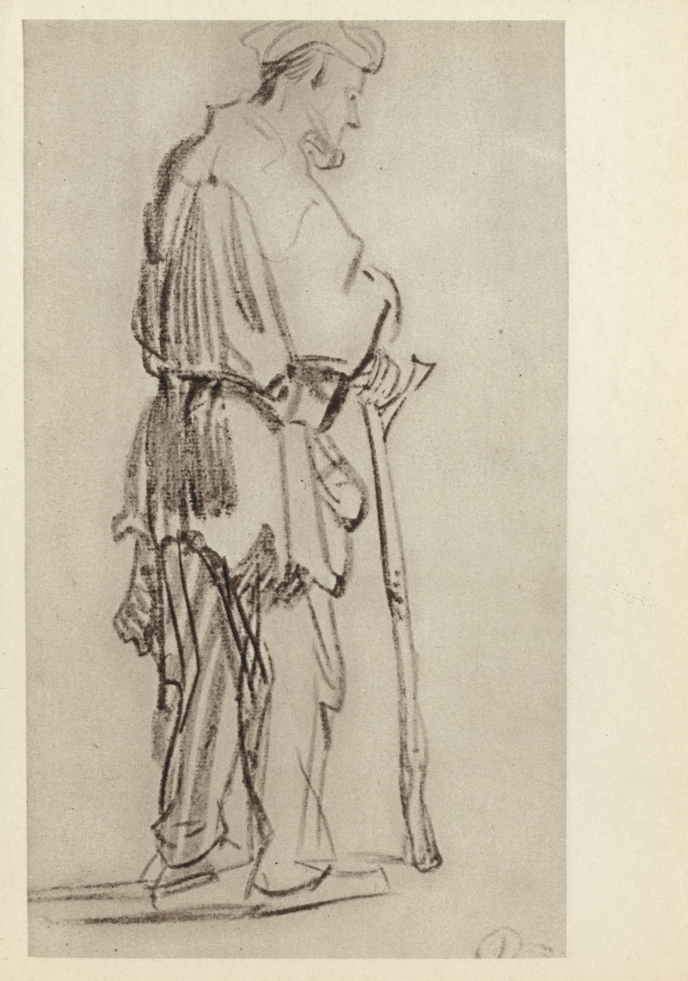 Стоящий нищий