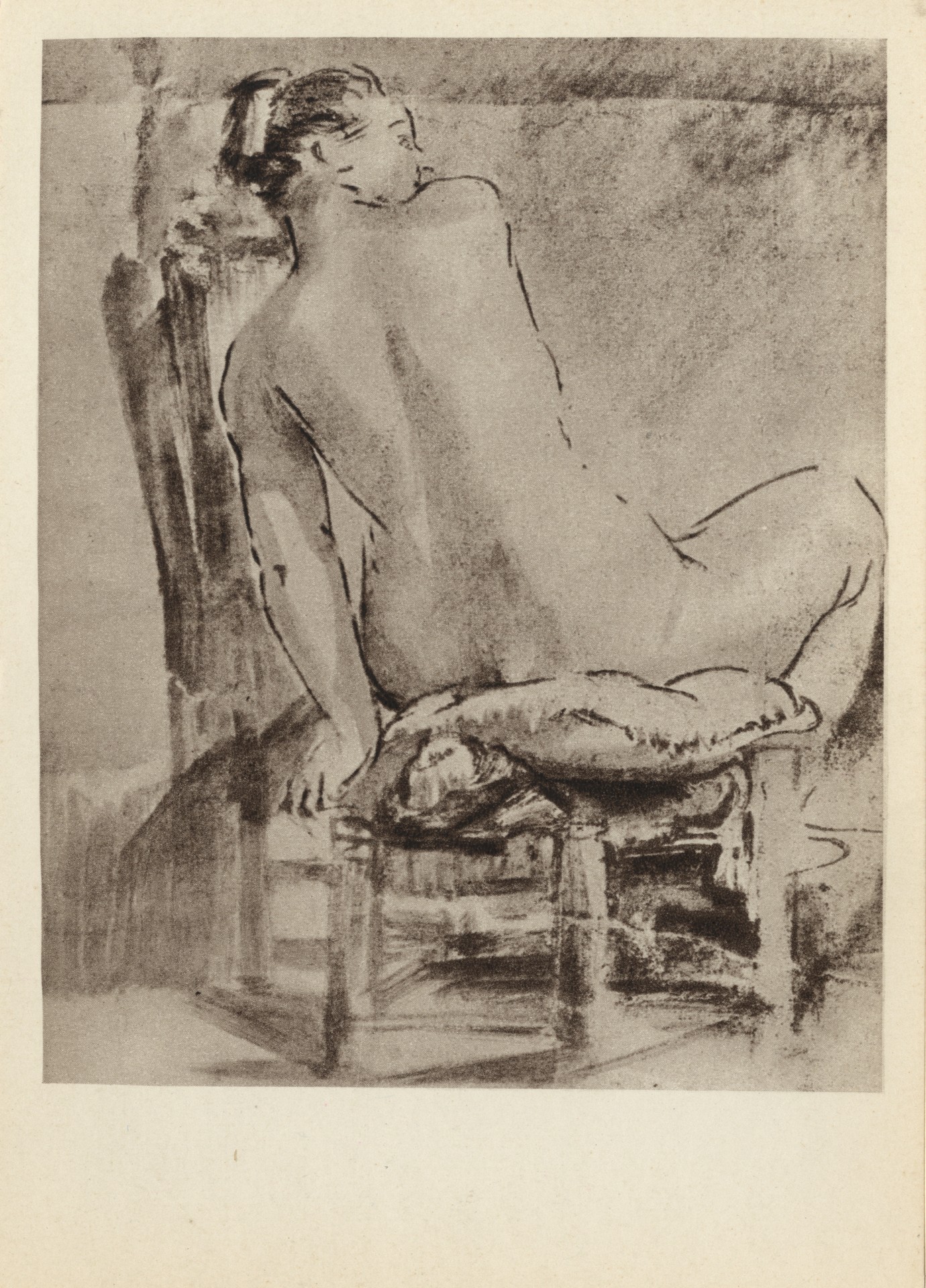 Женщина на стуле