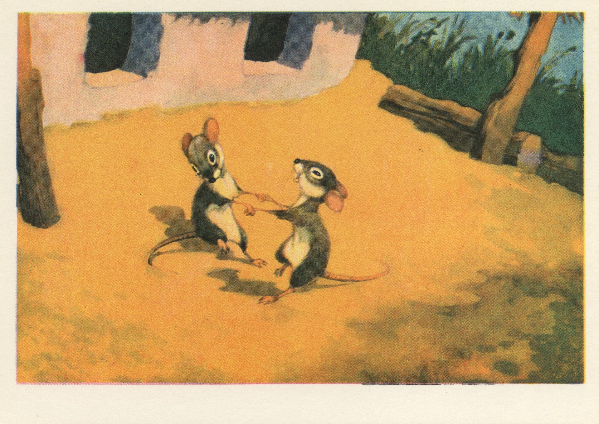 Украинская сказка Колосок. Мышата