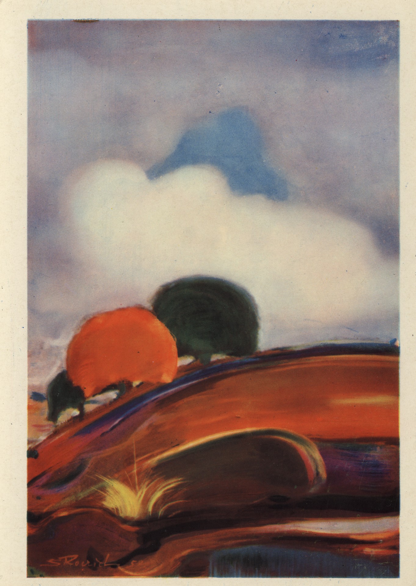 Пейзаж. Мусонные облака