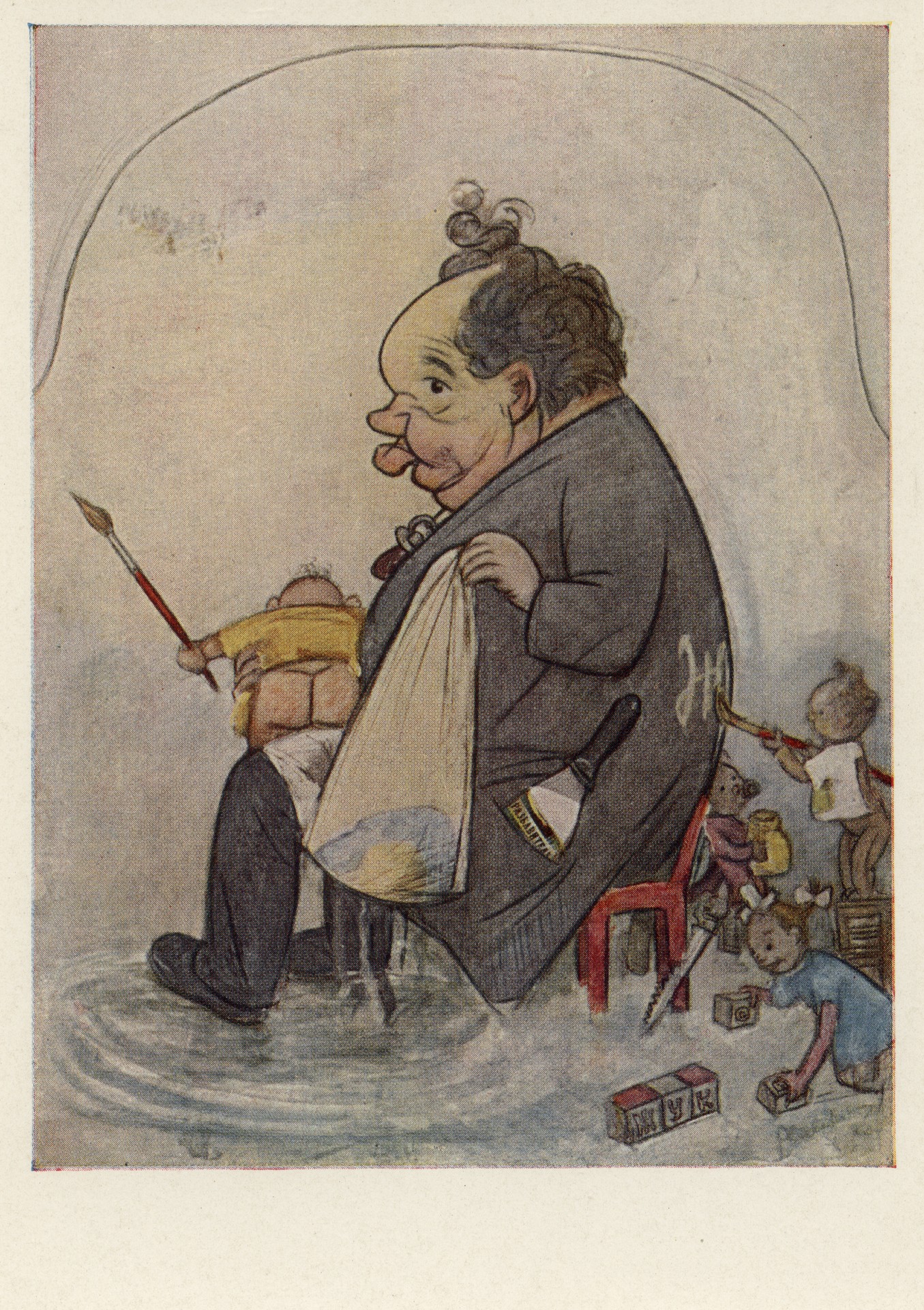 Н.Н. Жуков (дружеский шарж)