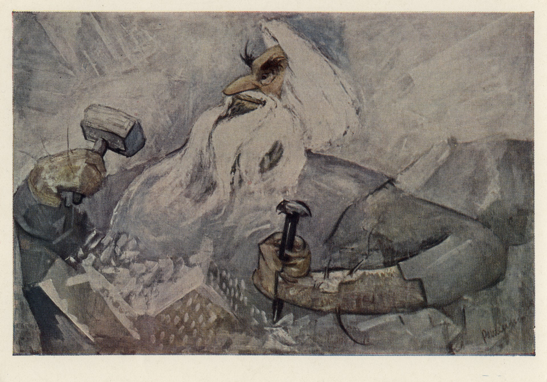 С.Т. Коненков (дружеский шарж)