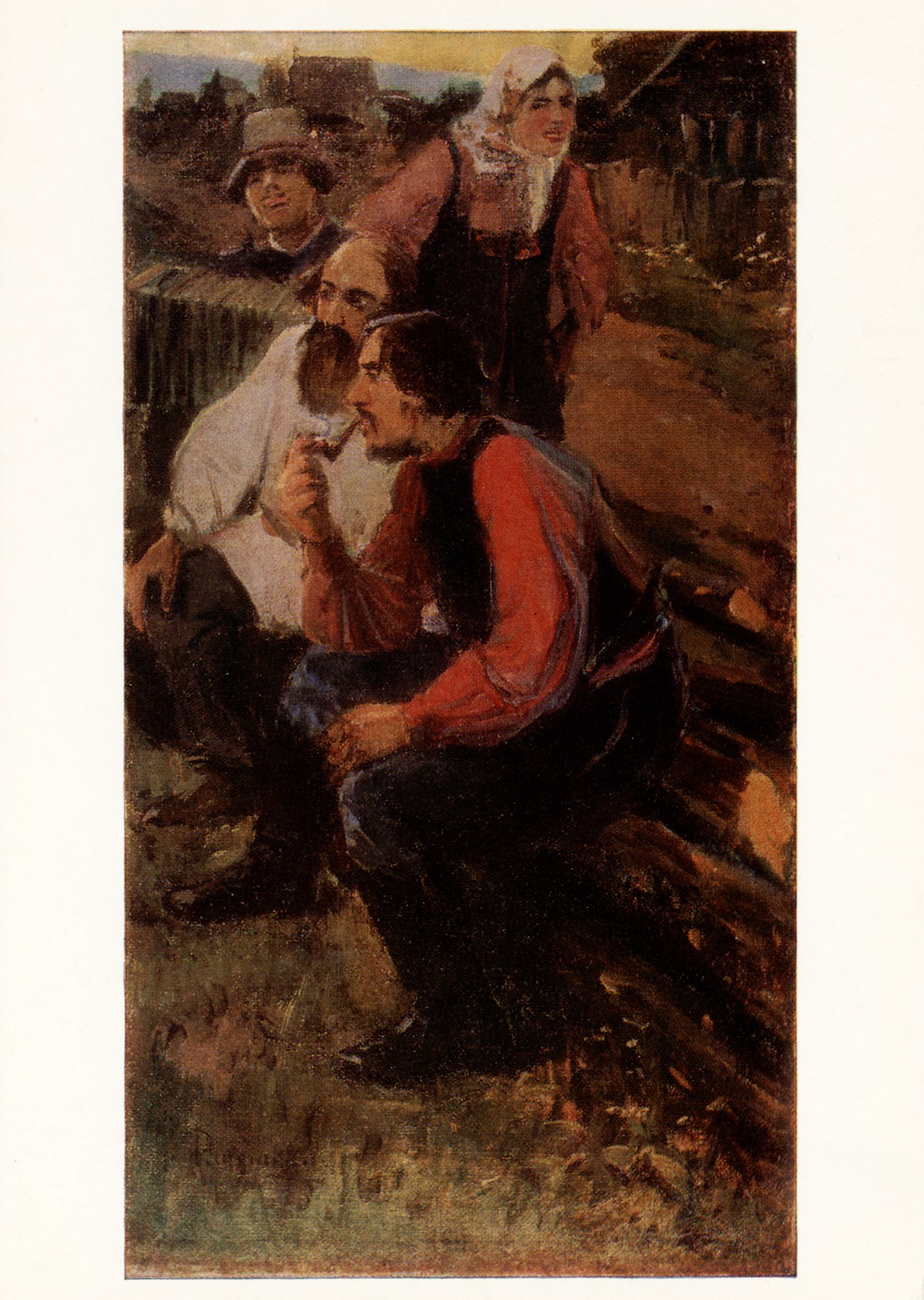 На гулянке. Начало ХХ века