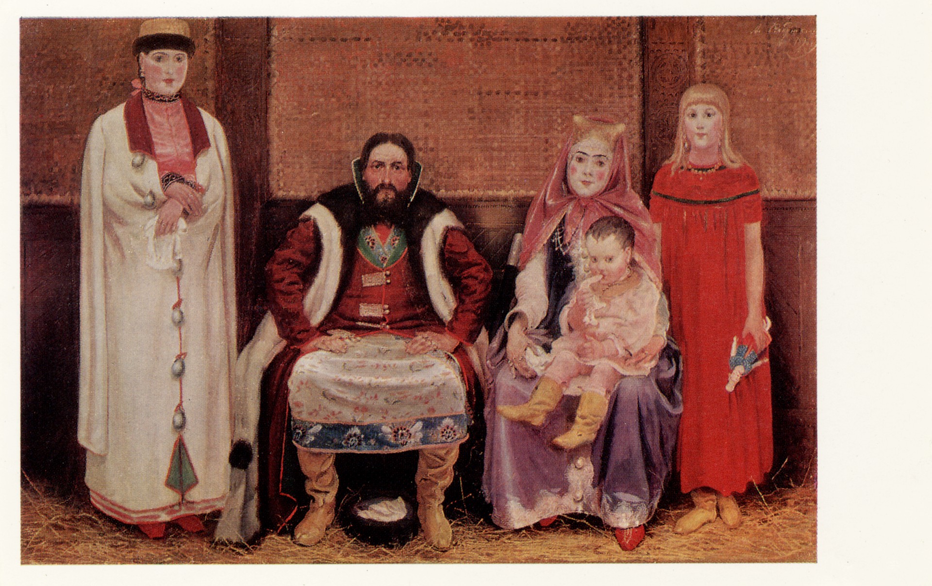 Семья купца в XVII веке