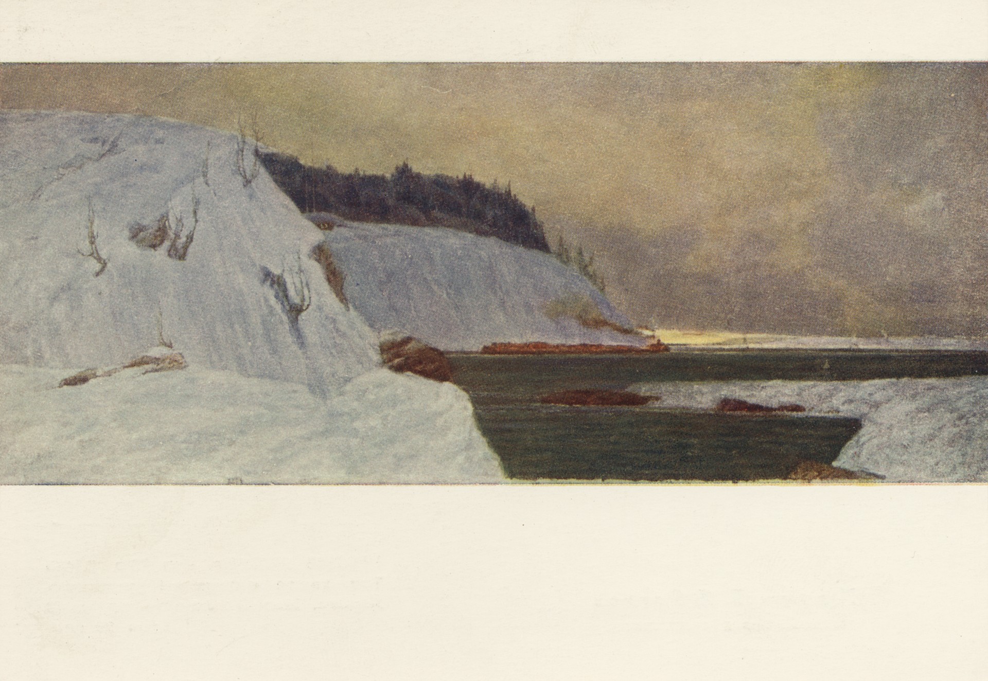 Енисей перед ледоставом