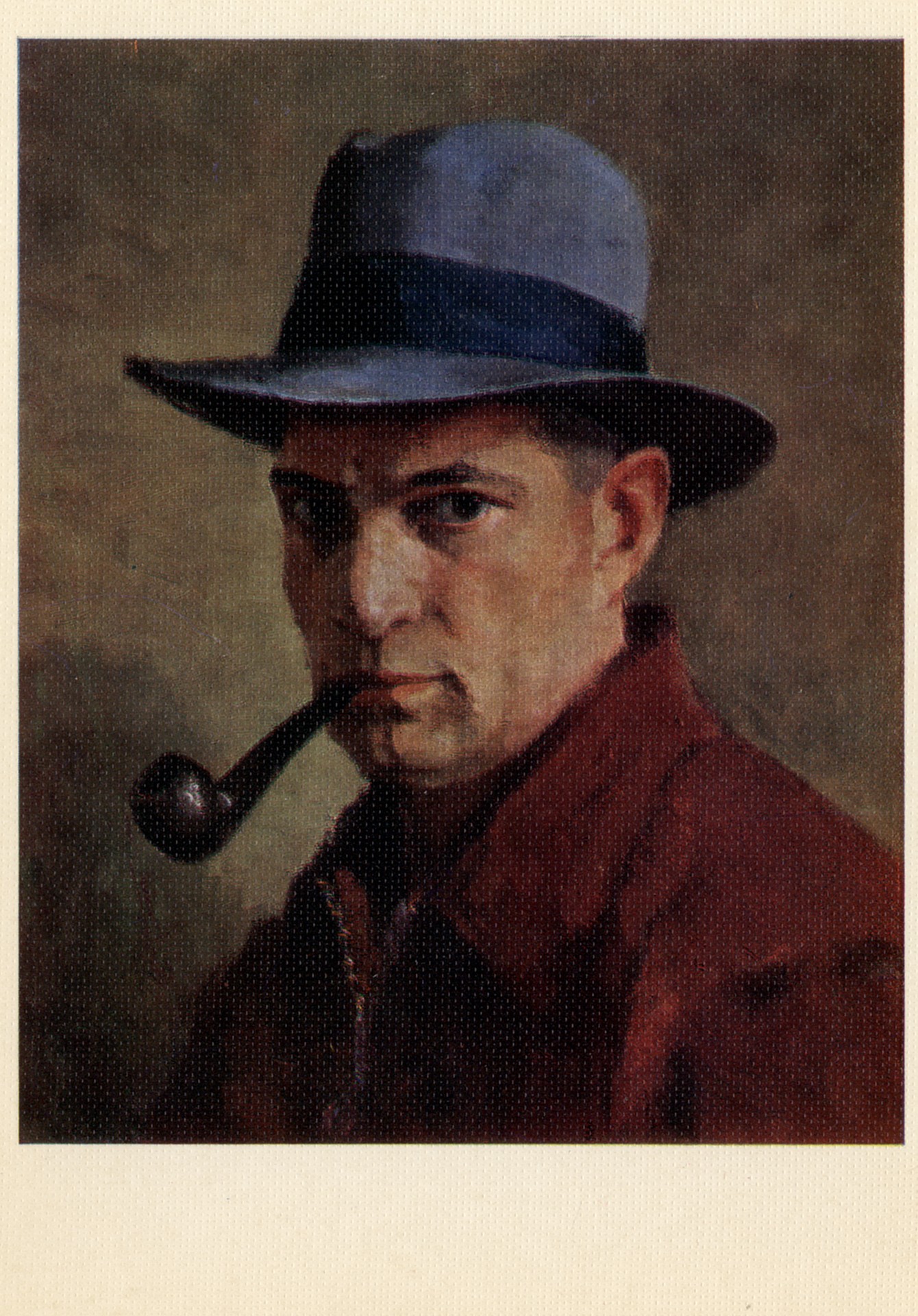 Автопортрет с трубкой