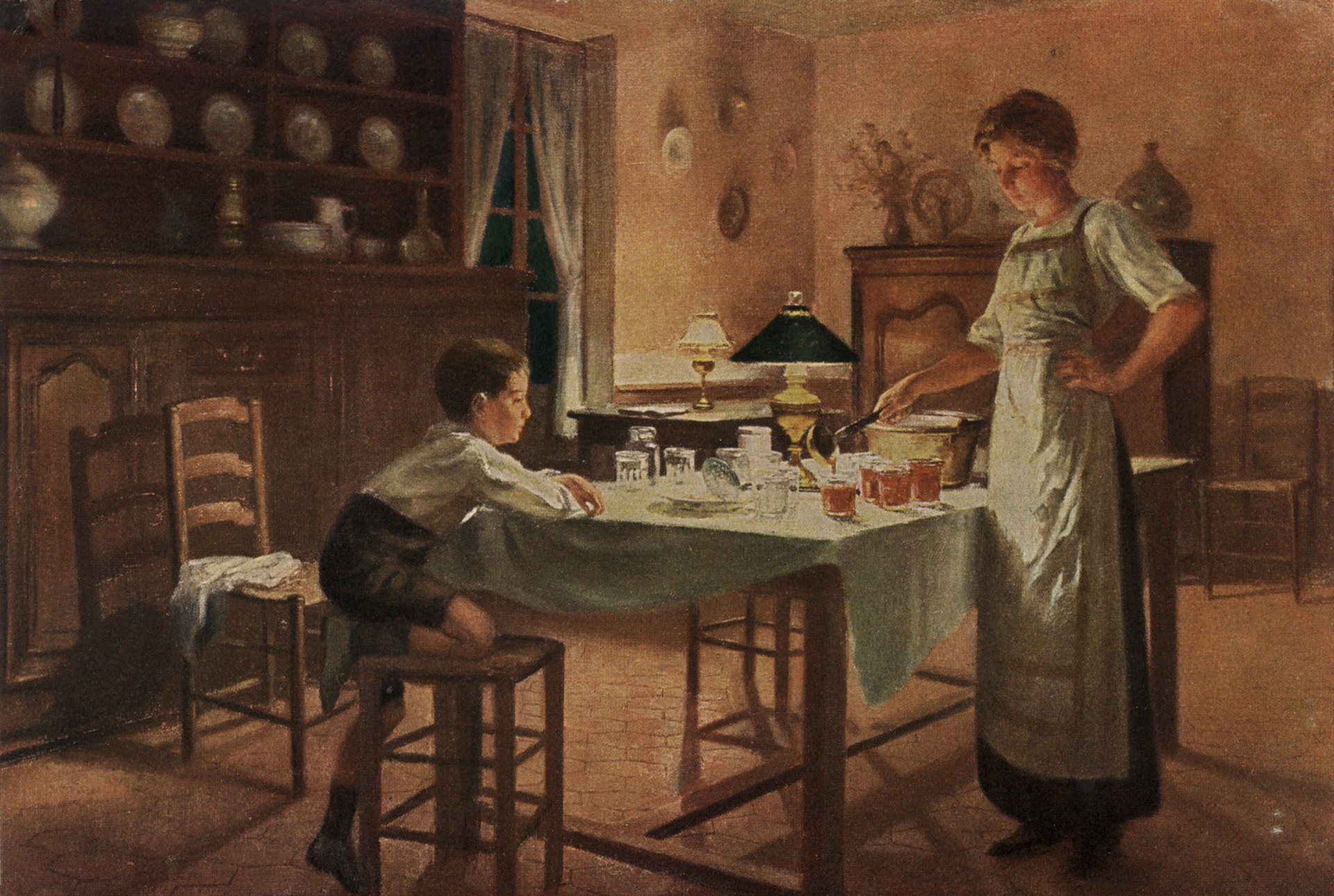 Приготовление к обеду