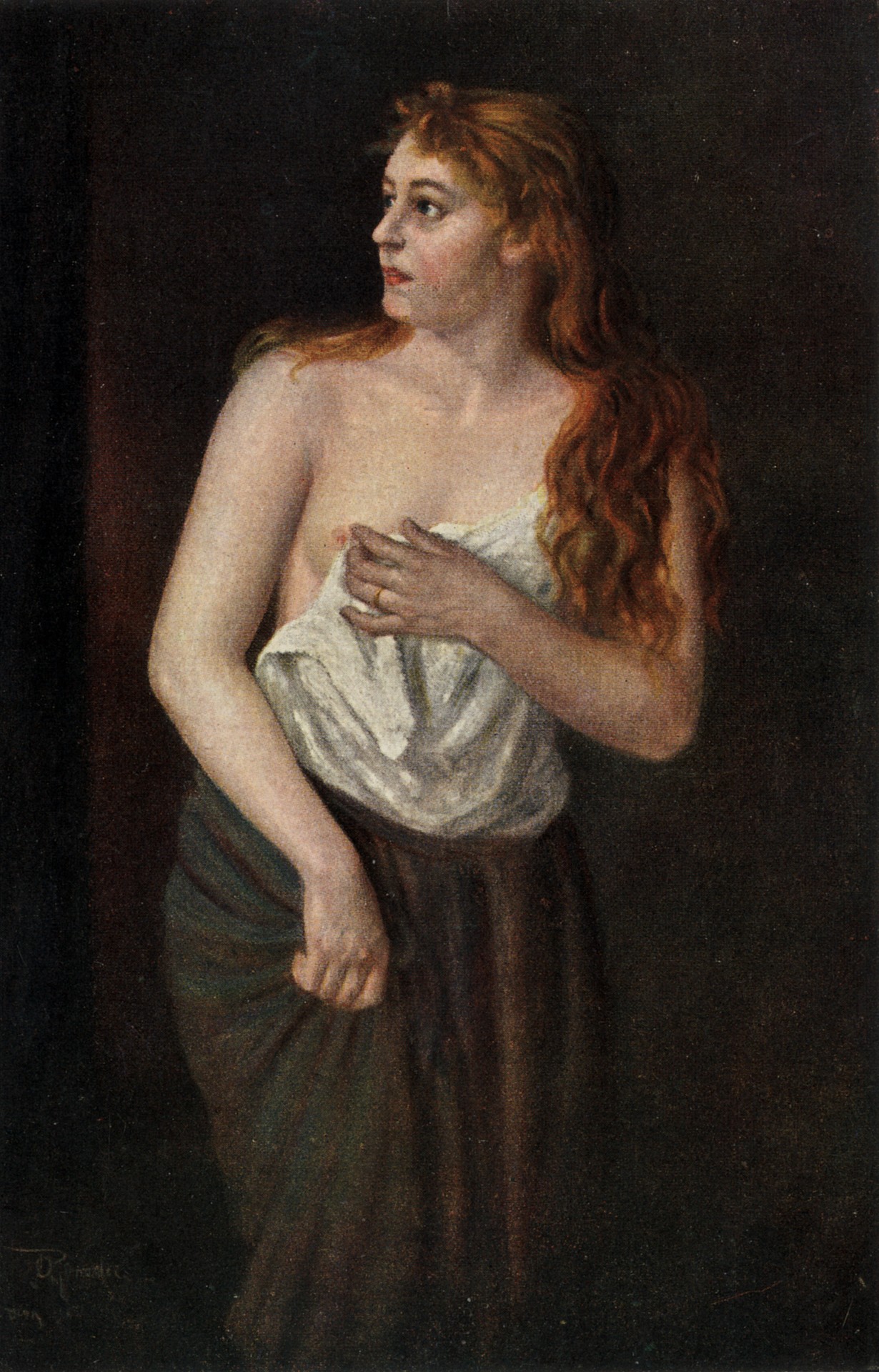 Полуобнажённая