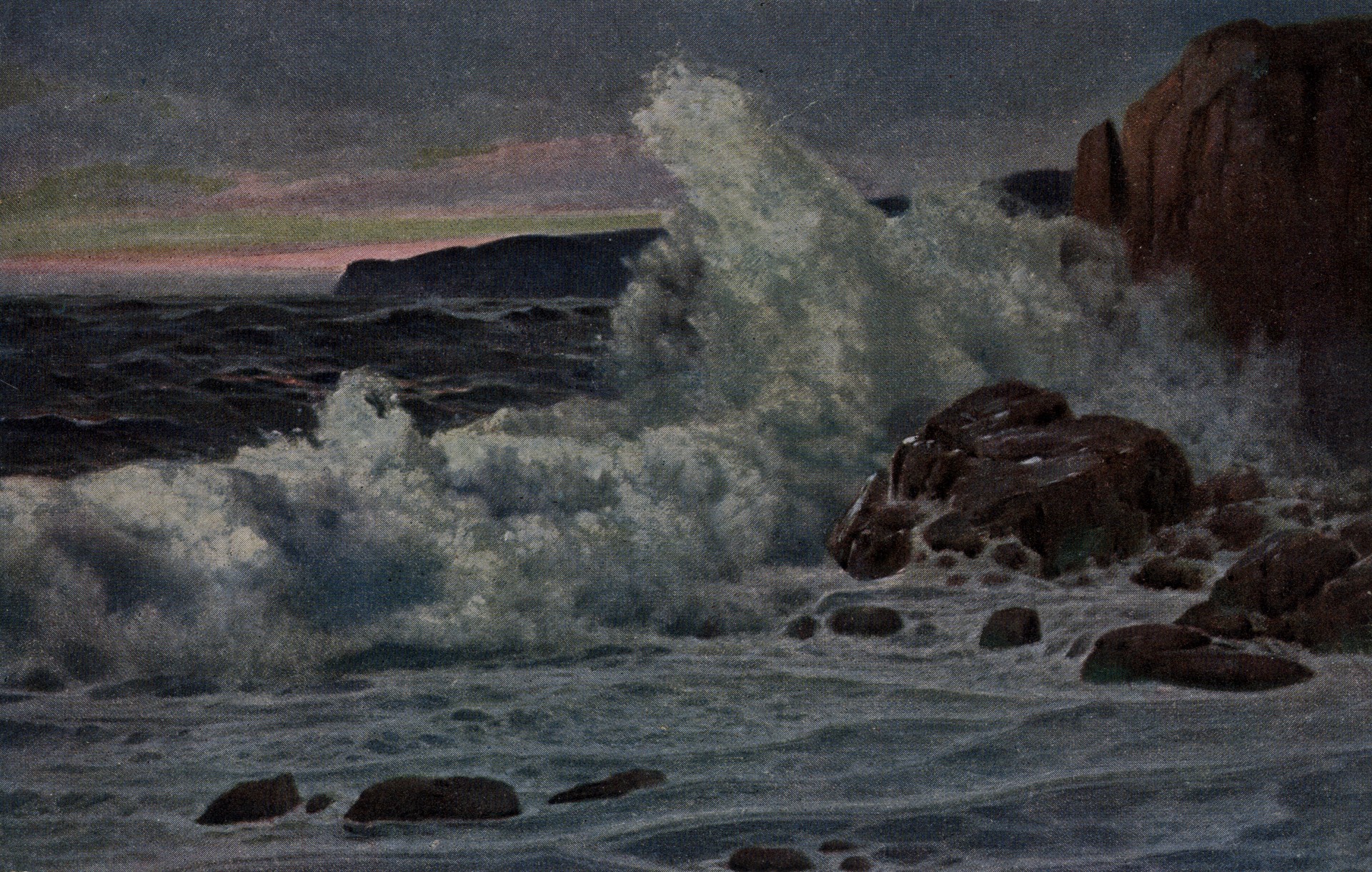 Море штормит