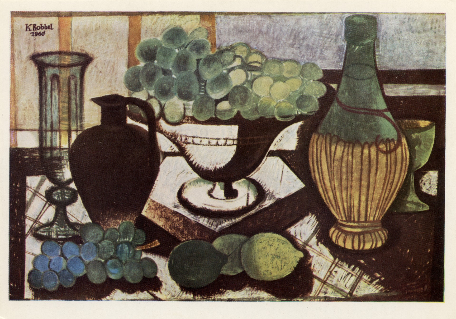 Натюрморт с виноградом