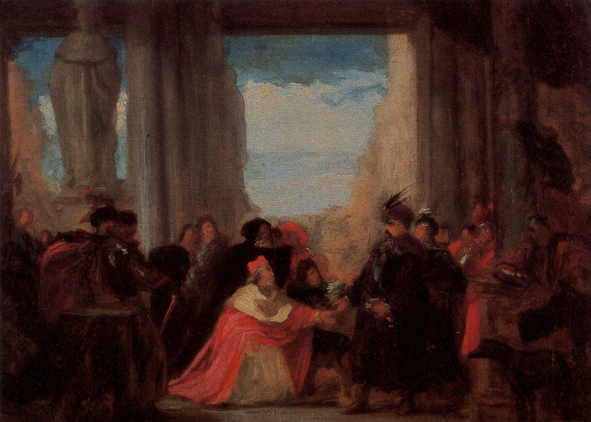 Приём посла королём Яном Собиеско