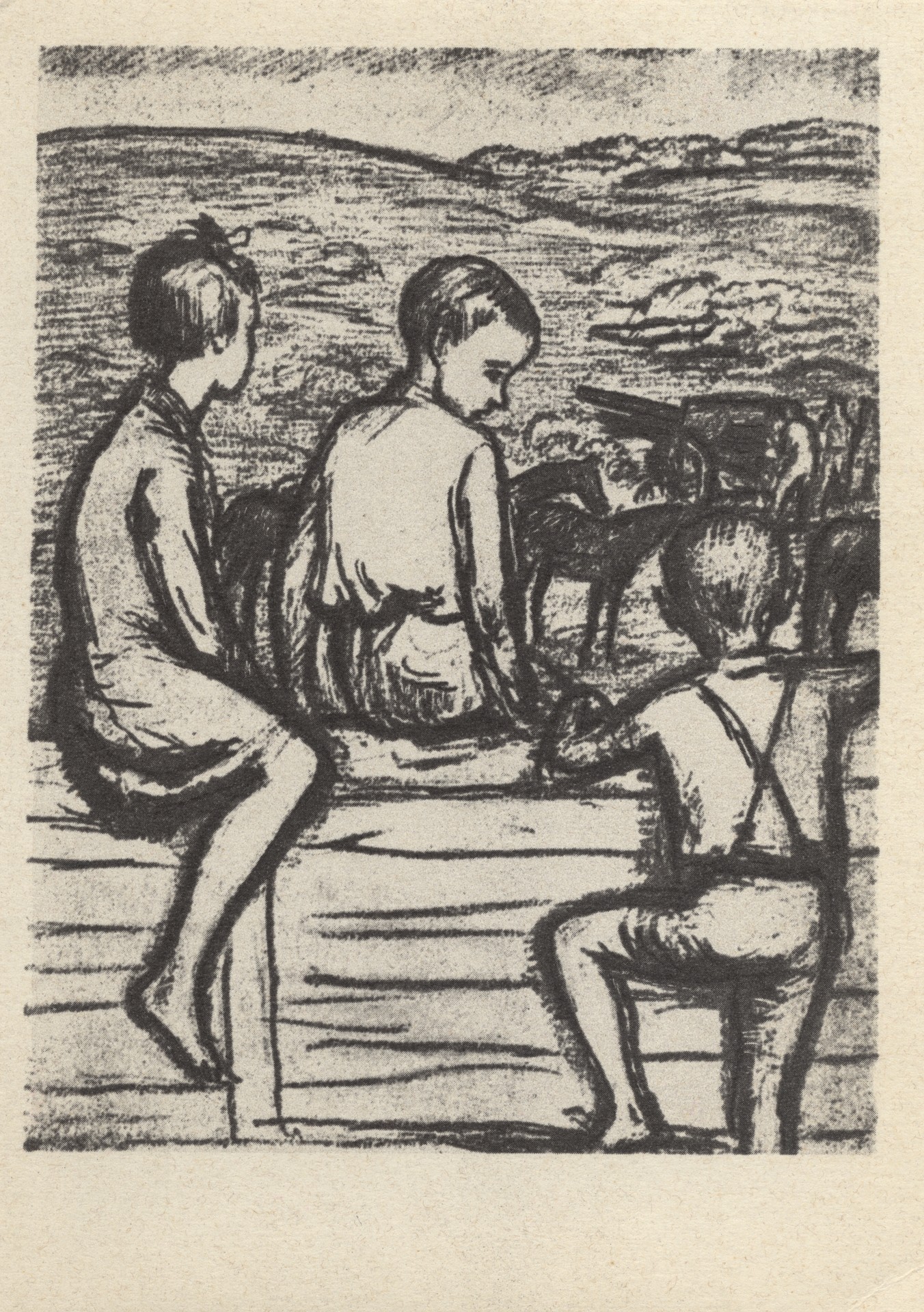 Илл. к расск. Гайдара Четвёртый блиндаж