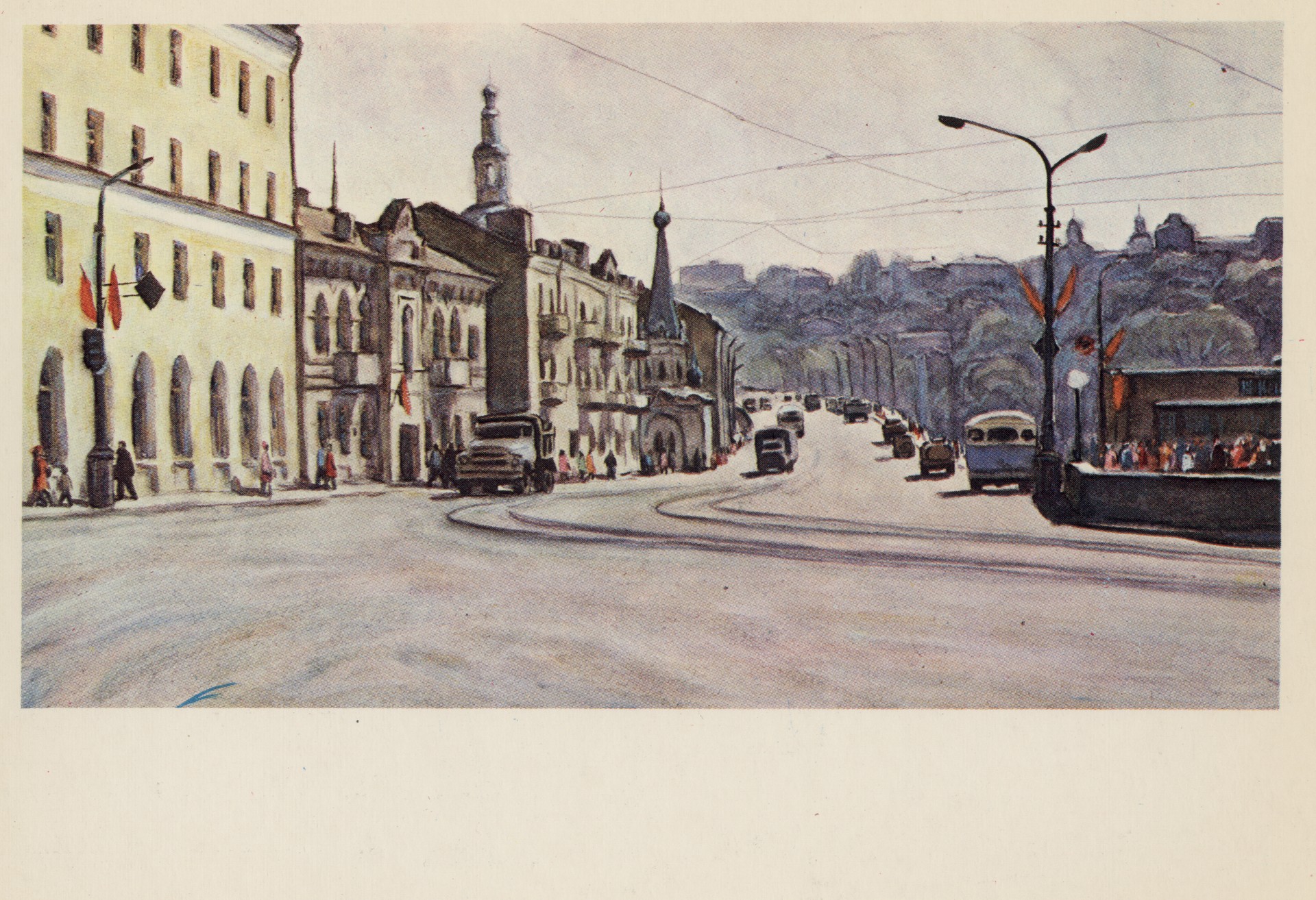 Город Смоленск. Колхозная площадь