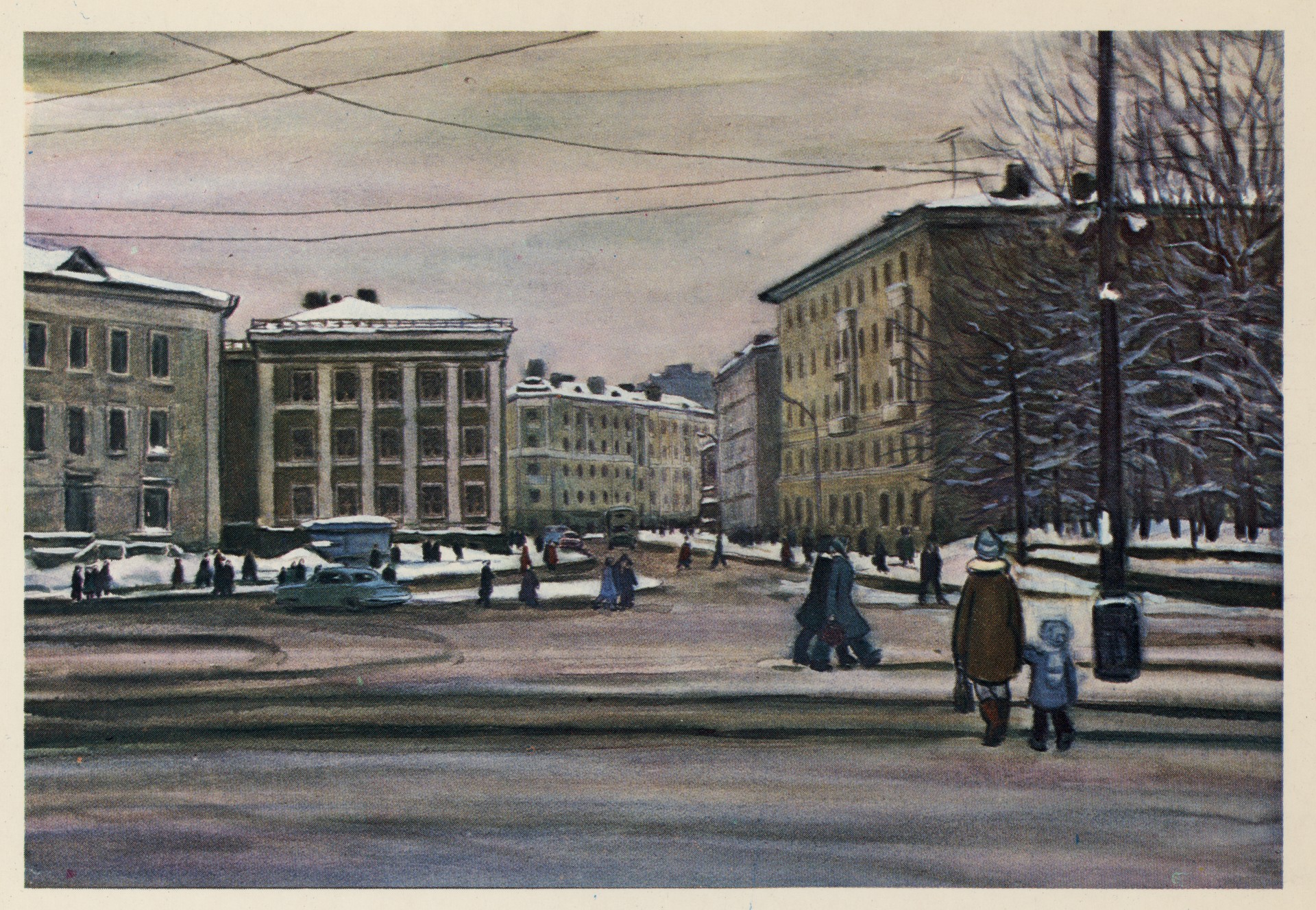 Город Смоленск. На площади Смирнова