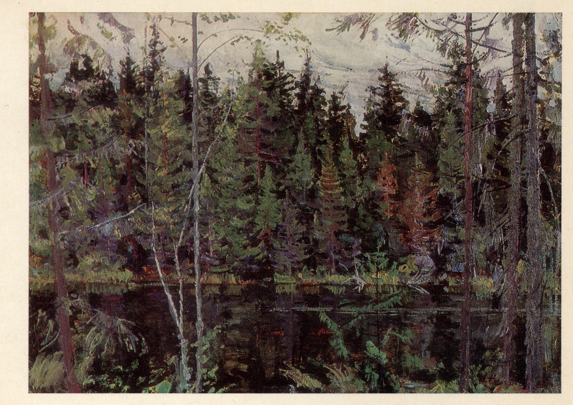 Лесное озеро