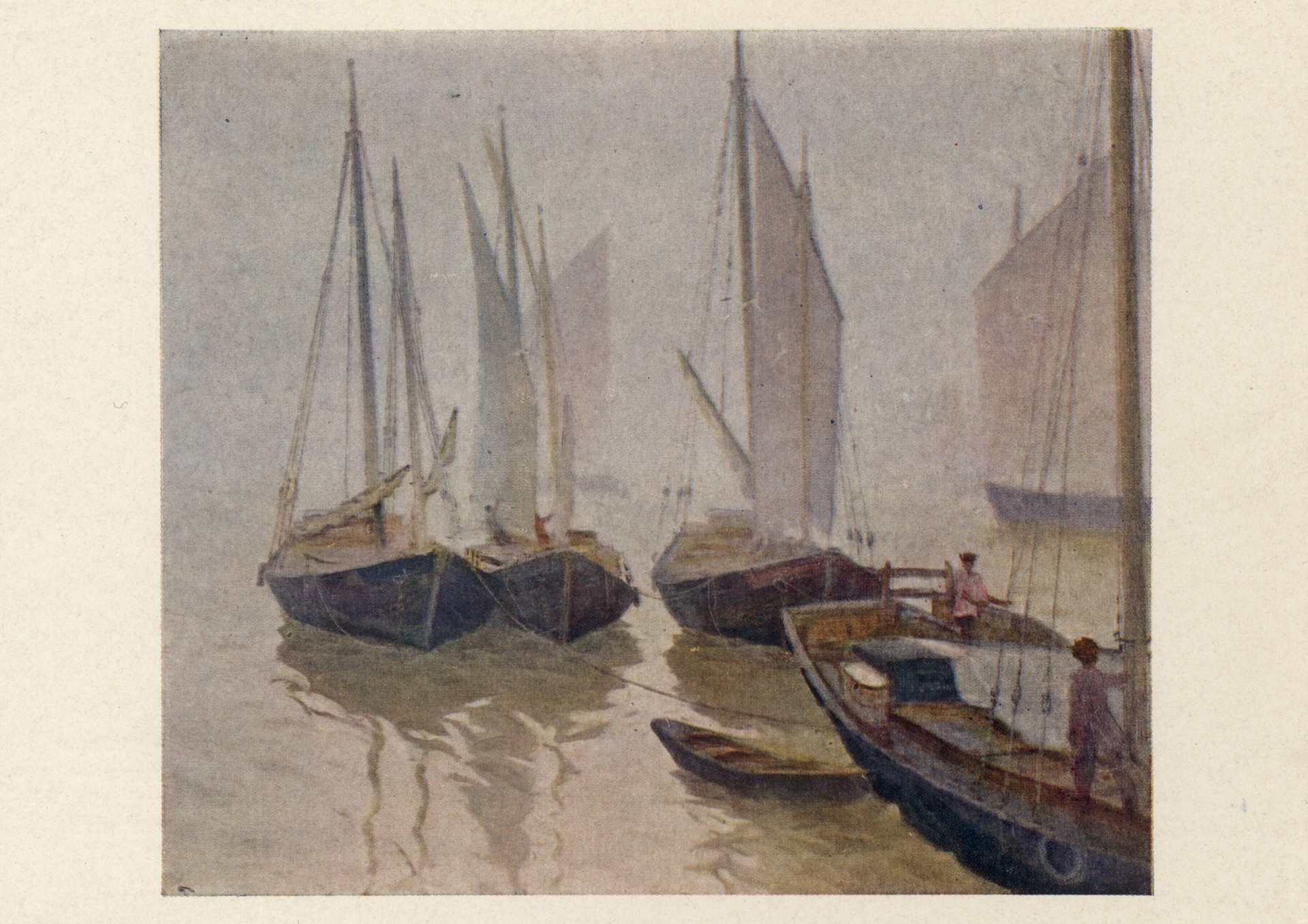 Ранней весной. Туман