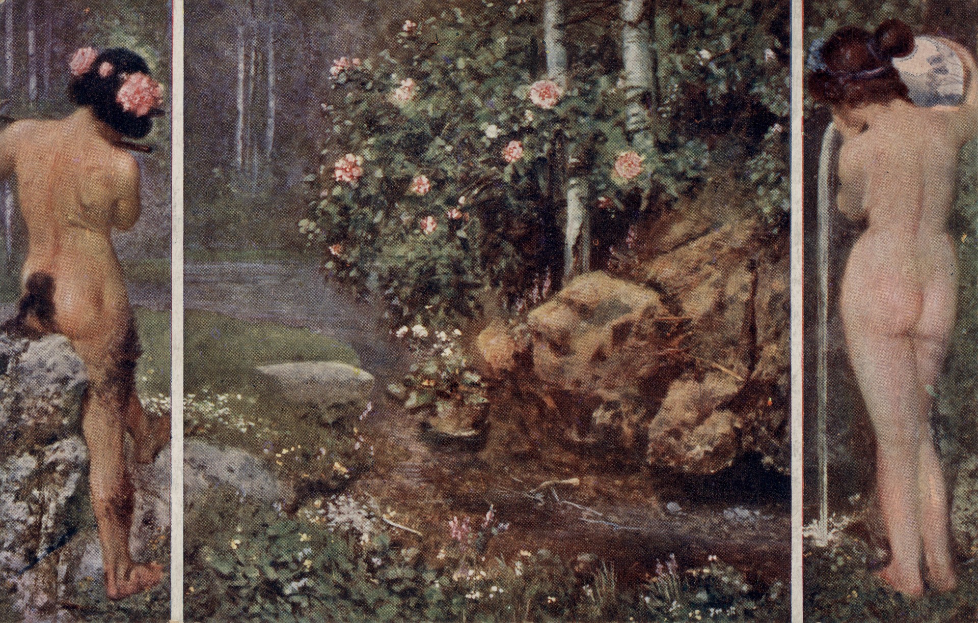 Луг и источник