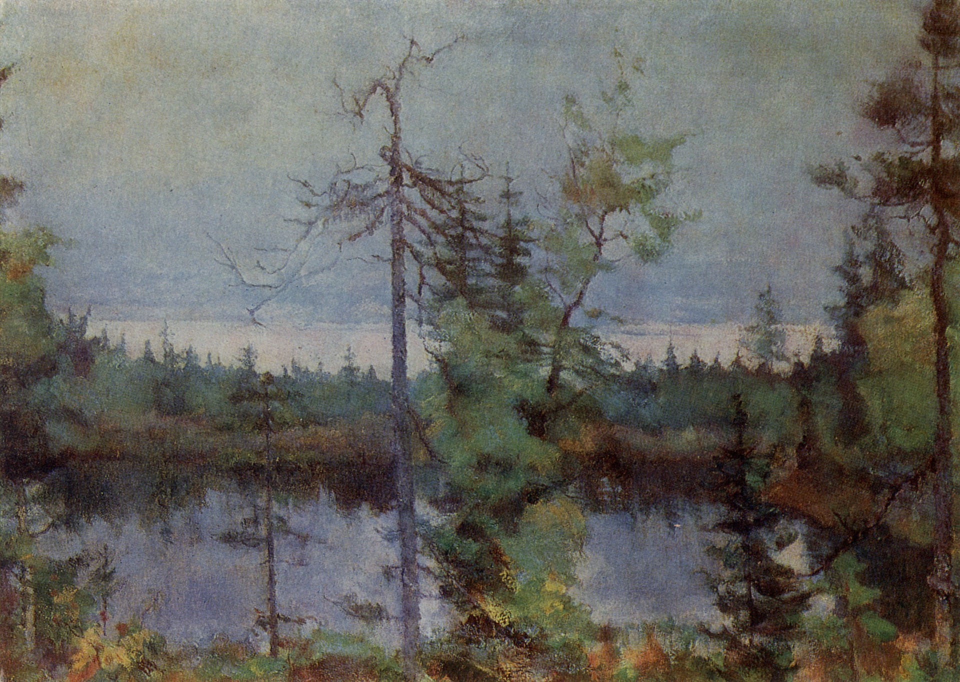 Озеро в лесу