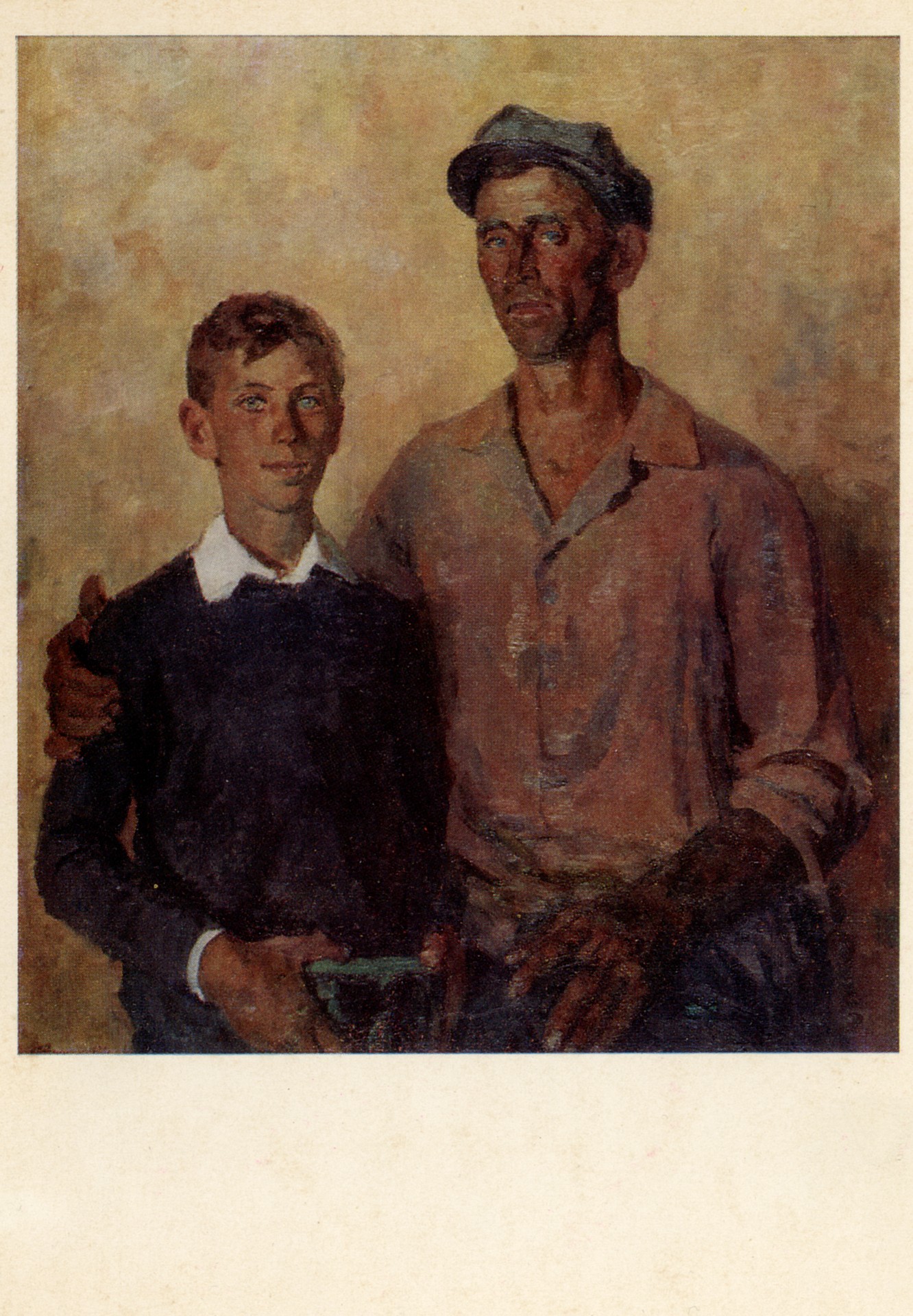 Комбайнёры отец и сын Просянниковы