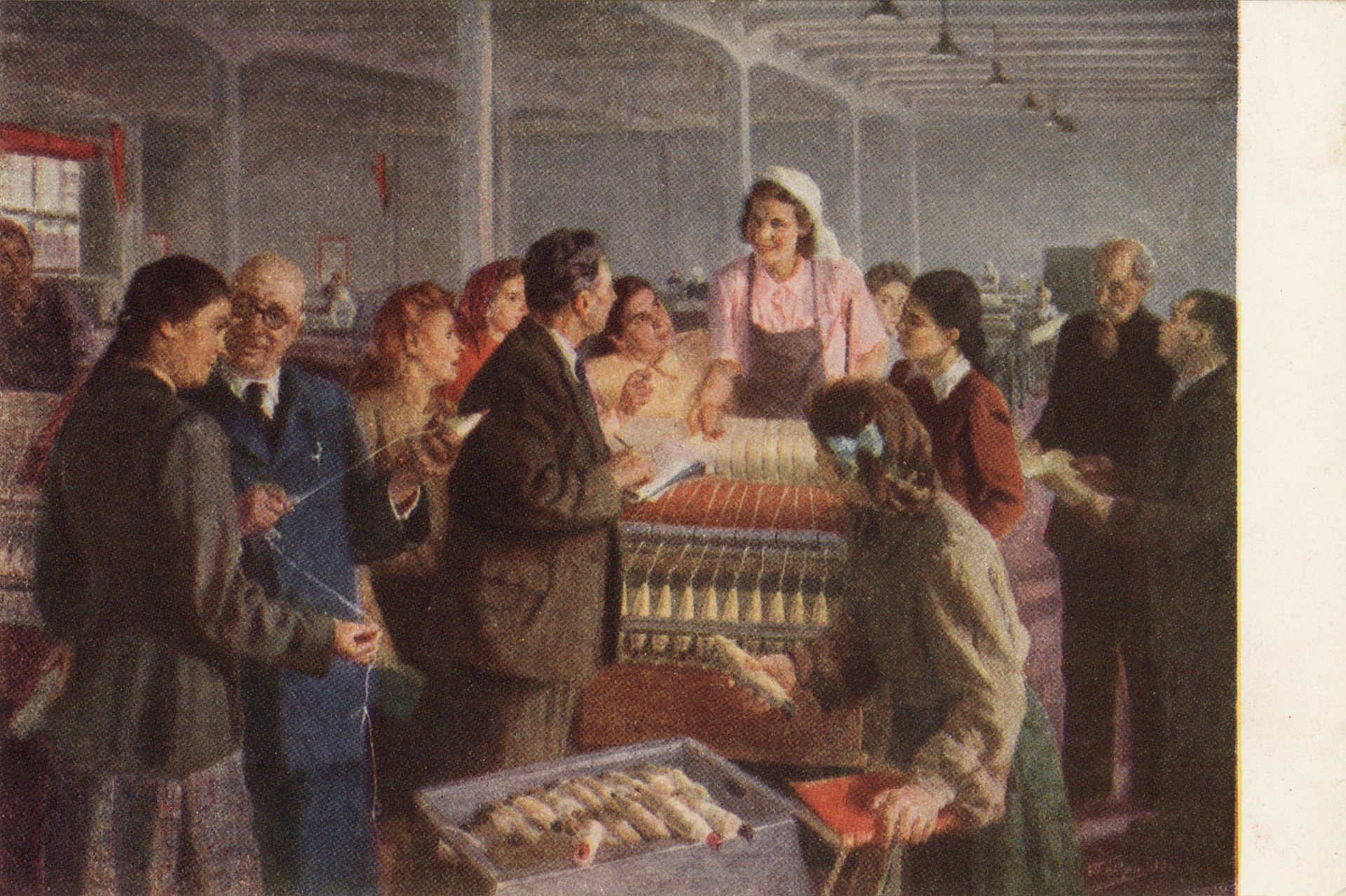 Успех прядильщицы