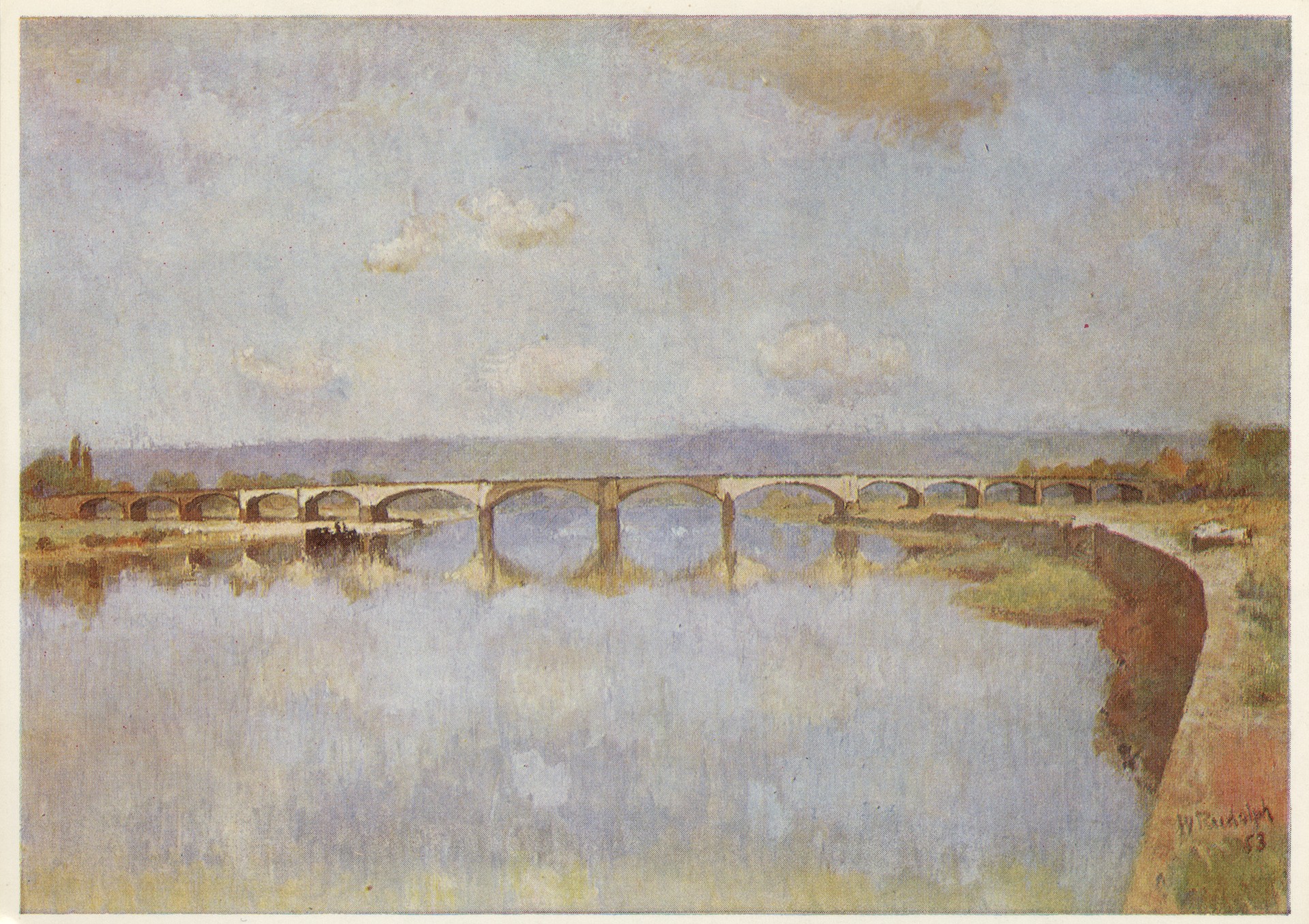 Восстановленный мост через Эльбу