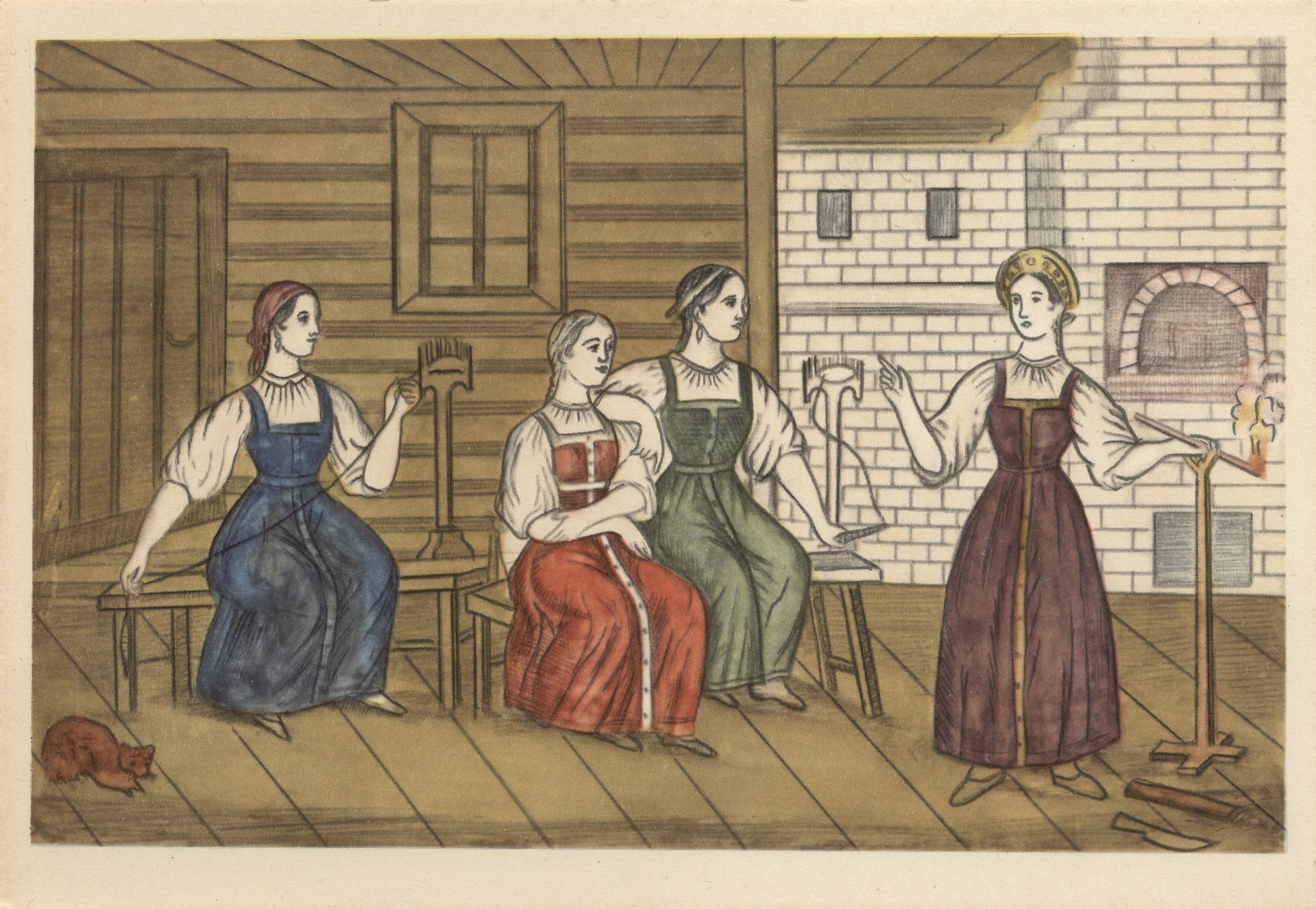 Лучина, лучинушка берёзовая