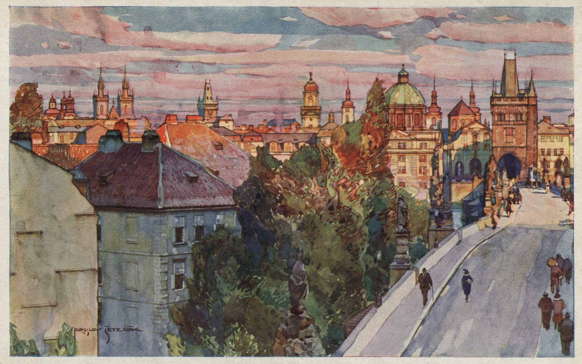 На Карловом мосту